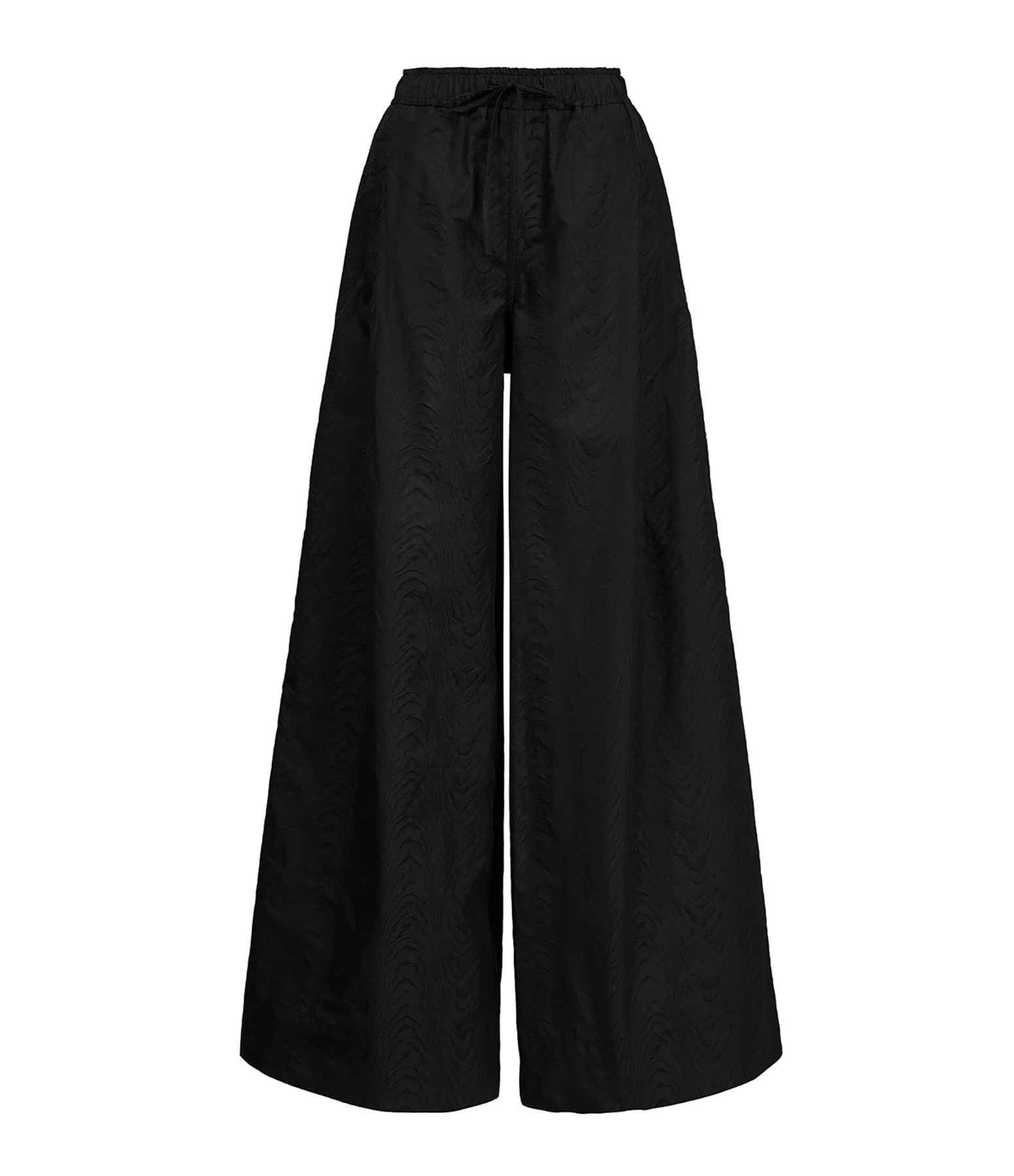 ESSENTIEL ANTWERP Pantalon Évasé Dazed Noir