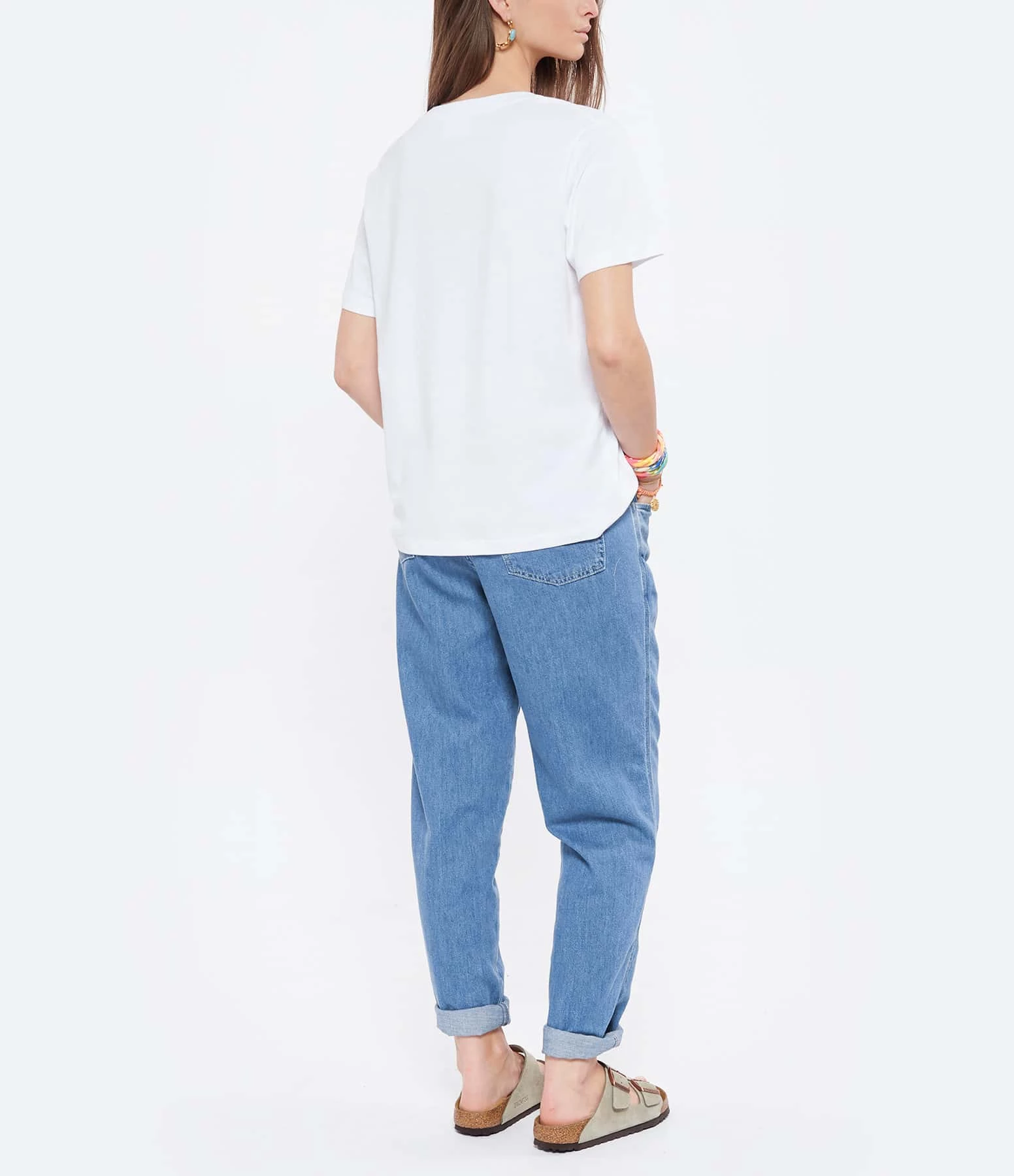 DEAR JULIETTE Tee-shirt Yesterday Coton Biologique Blanc – Image 5