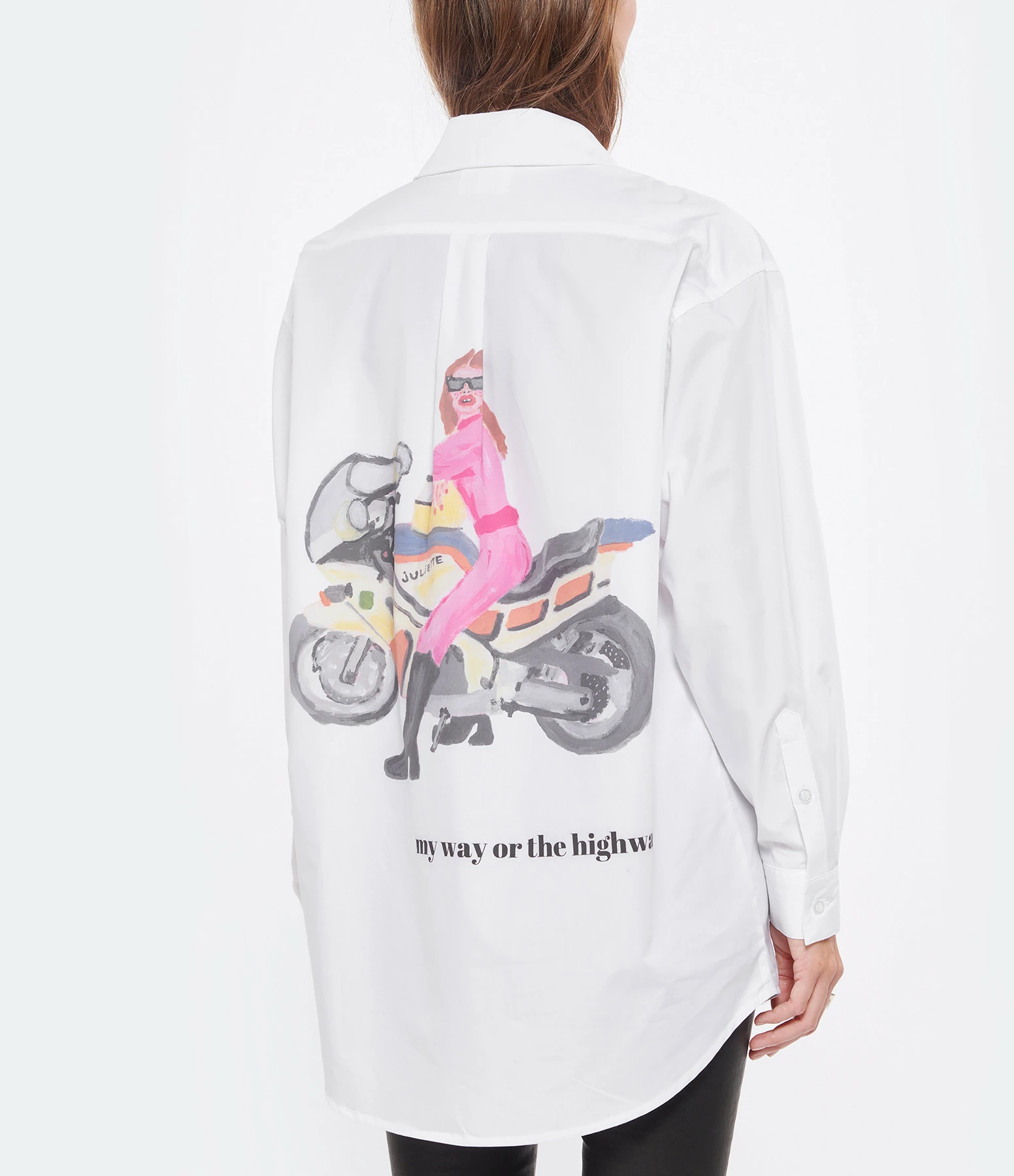 DEAR JULIETTE Chemise My Way Coton Blanc – Image 3