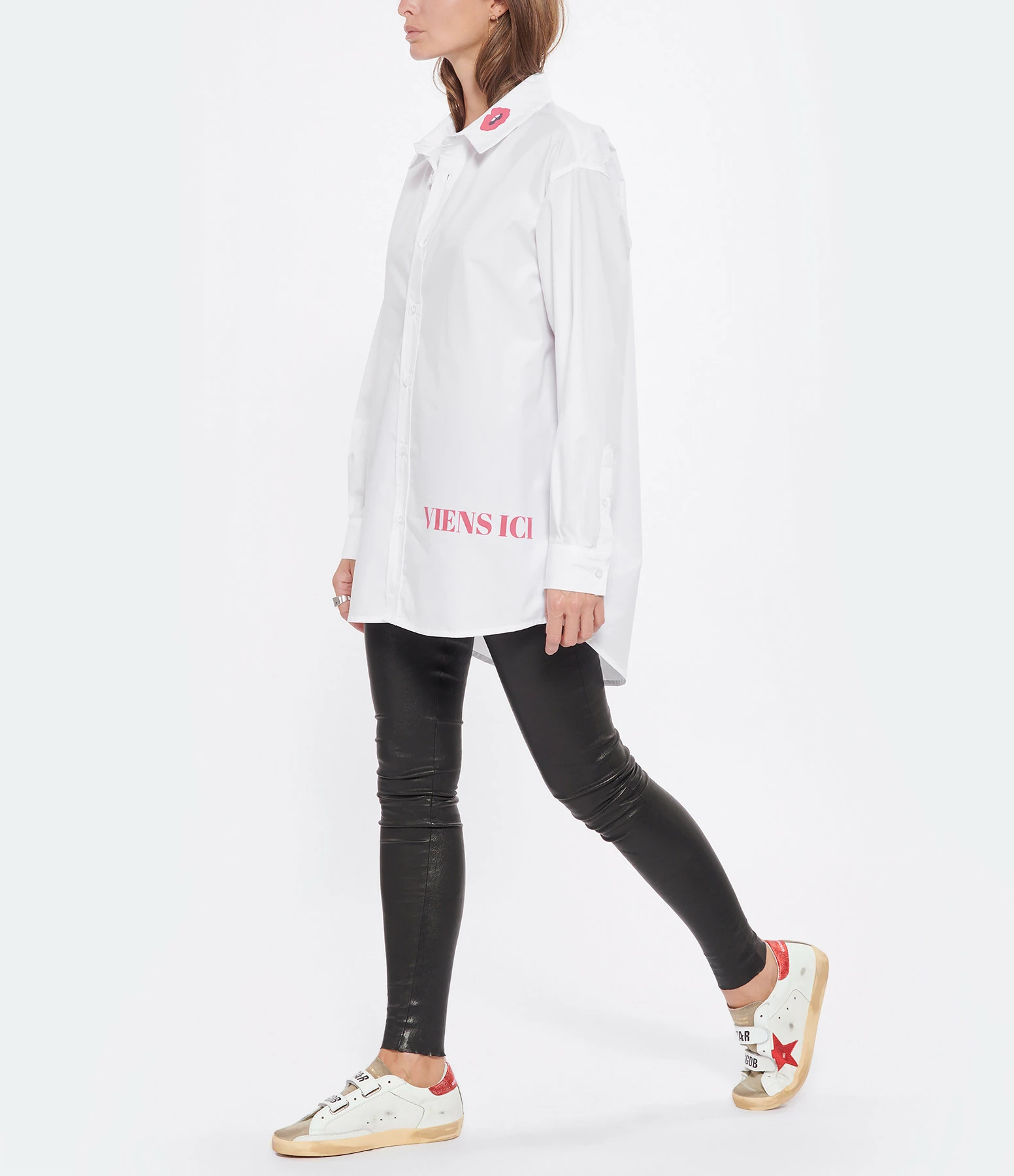 DEAR JULIETTE Chemise Viens Ici Coton Blanc – Image 4