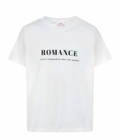 DEAR JULIETTE Tee-shirt Romance Coton Biologique Blanc