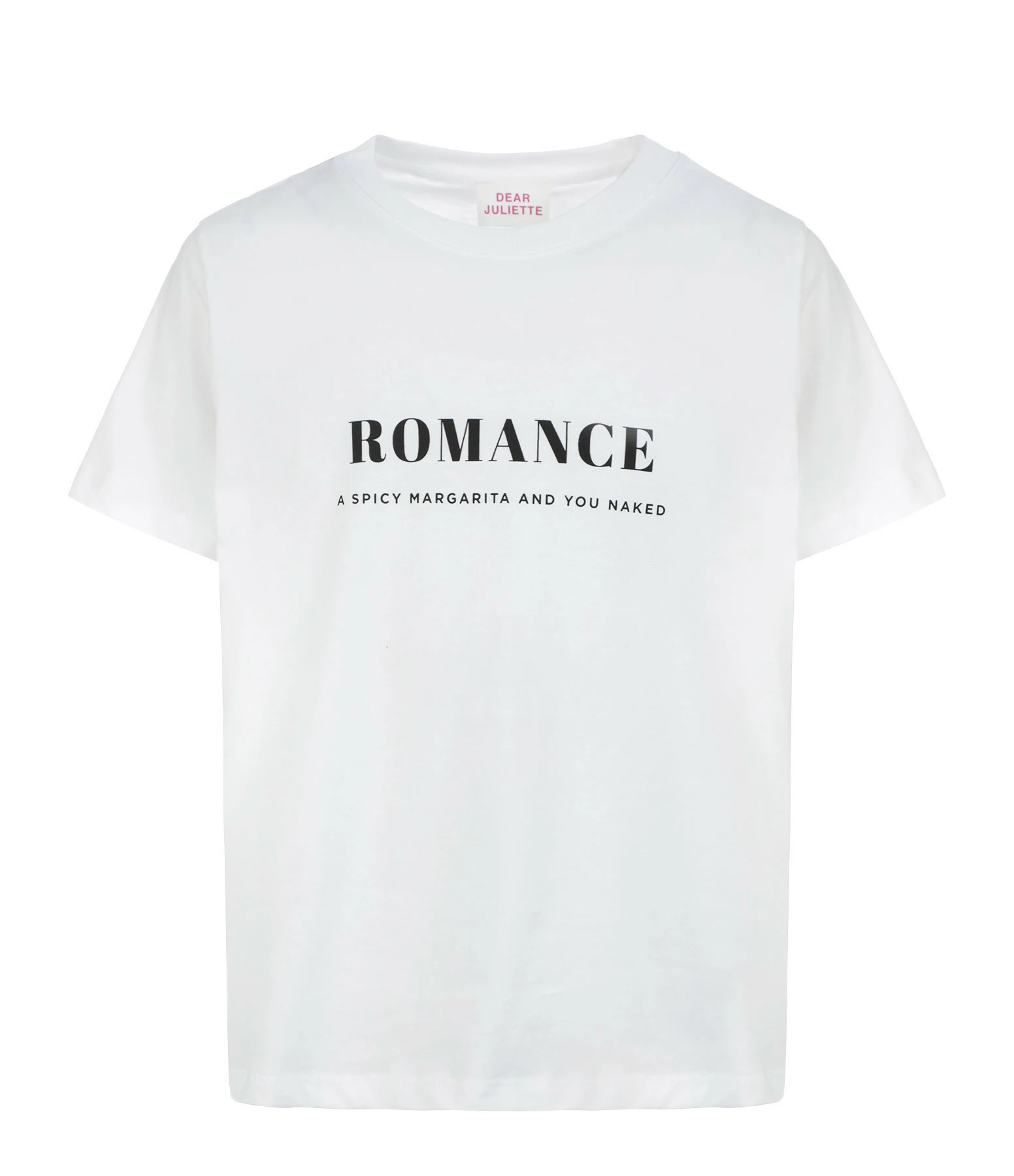 DEAR JULIETTE Tee-shirt Romance Coton Biologique Blanc
