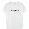 DEAR JULIETTE Tee-shirt Wishlist Coton Biologique Blanc