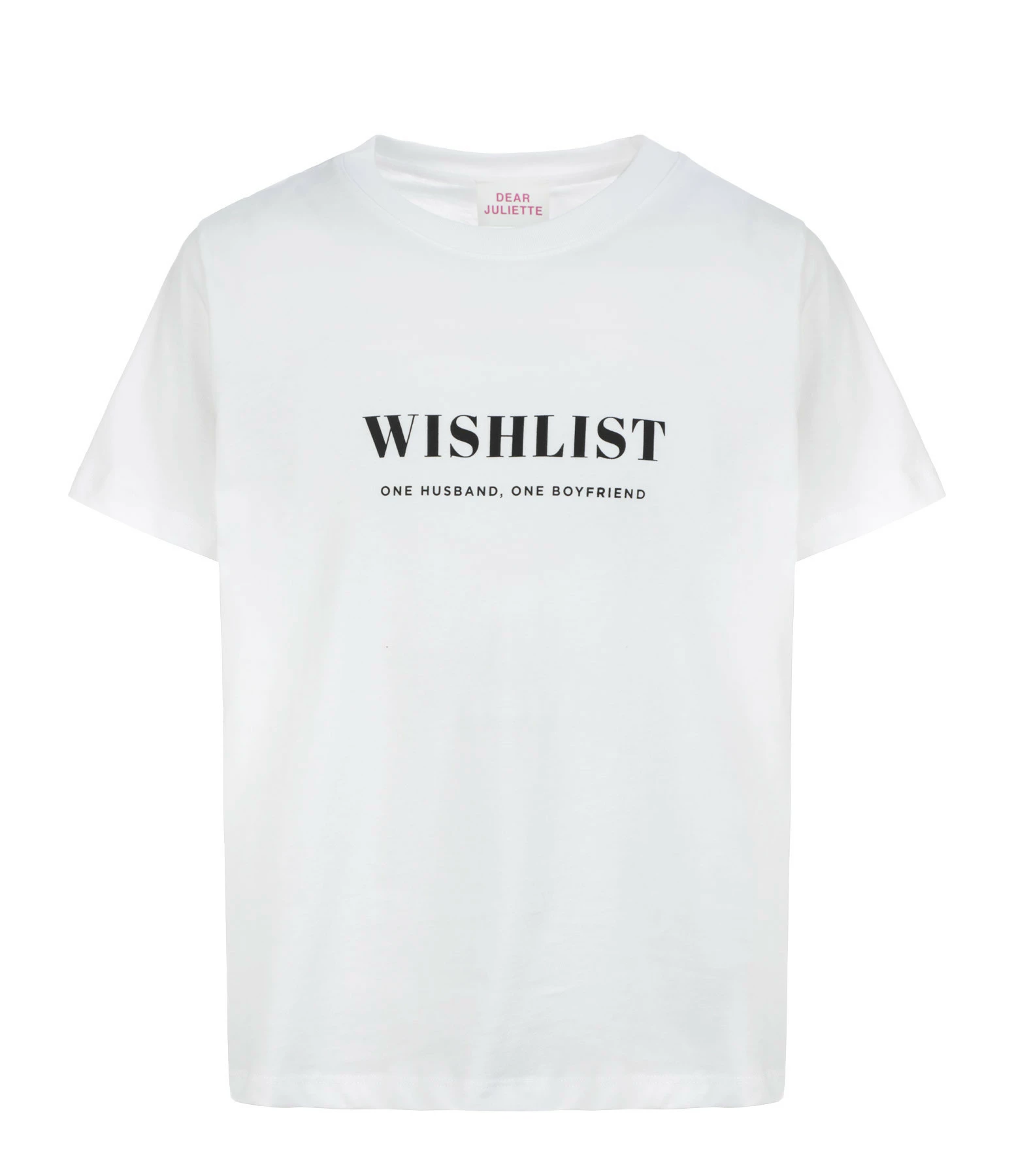 DEAR JULIETTE Tee-shirt Wishlist Coton Biologique Blanc