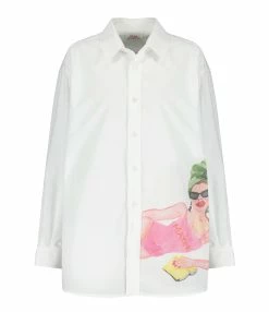 DEAR JULIETTE Chemise Maybe Coton Blanc