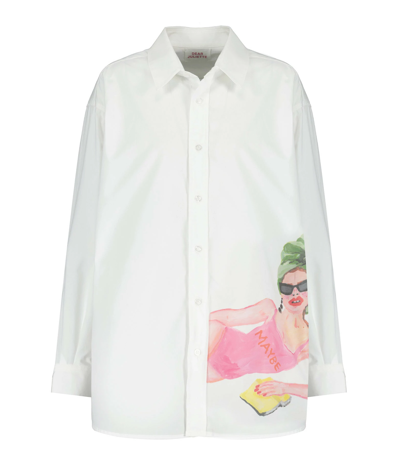 DEAR JULIETTE Chemise Maybe Coton Blanc