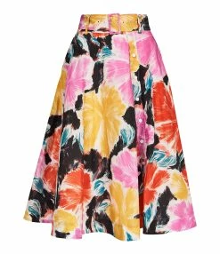 ESSENTIEL ANTWERP Jupe Midi Dominoes Multicolore