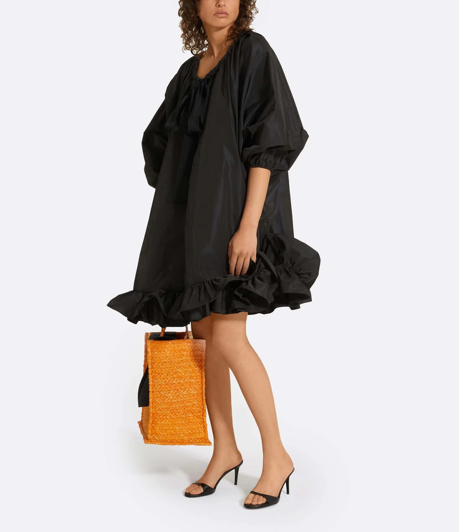 PATOU Robe Froufrou Noir – Image 3
