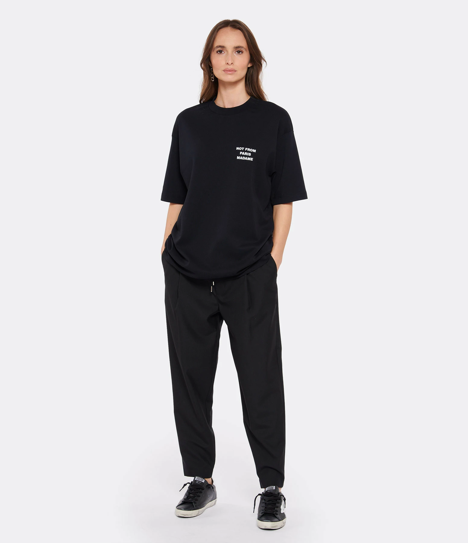 Drole De Monsieur Pantalon Homme Signature Noir – Image 9