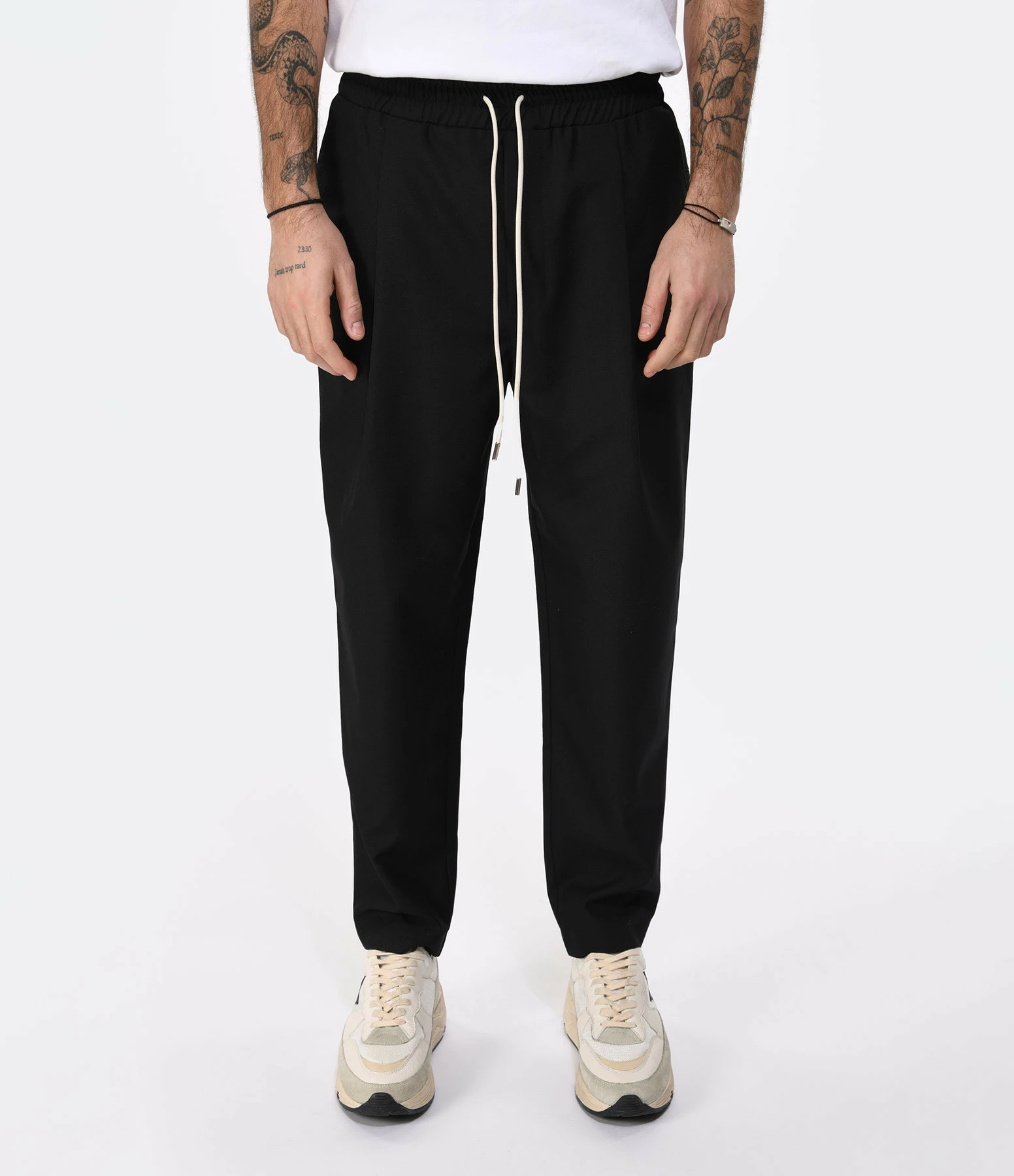 Drole De Monsieur Pantalon Homme Signature Noir – Image 4