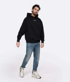 Drole De Monsieur Sweatshirt Hoodie Homme Classique NFPM Coton Noir 13 Drole De Monsieur Sweatshirt Hoodie Homme Classique NFPM Coton Noir -Boutique de vente ZIMMERMANN drole look20230116 196