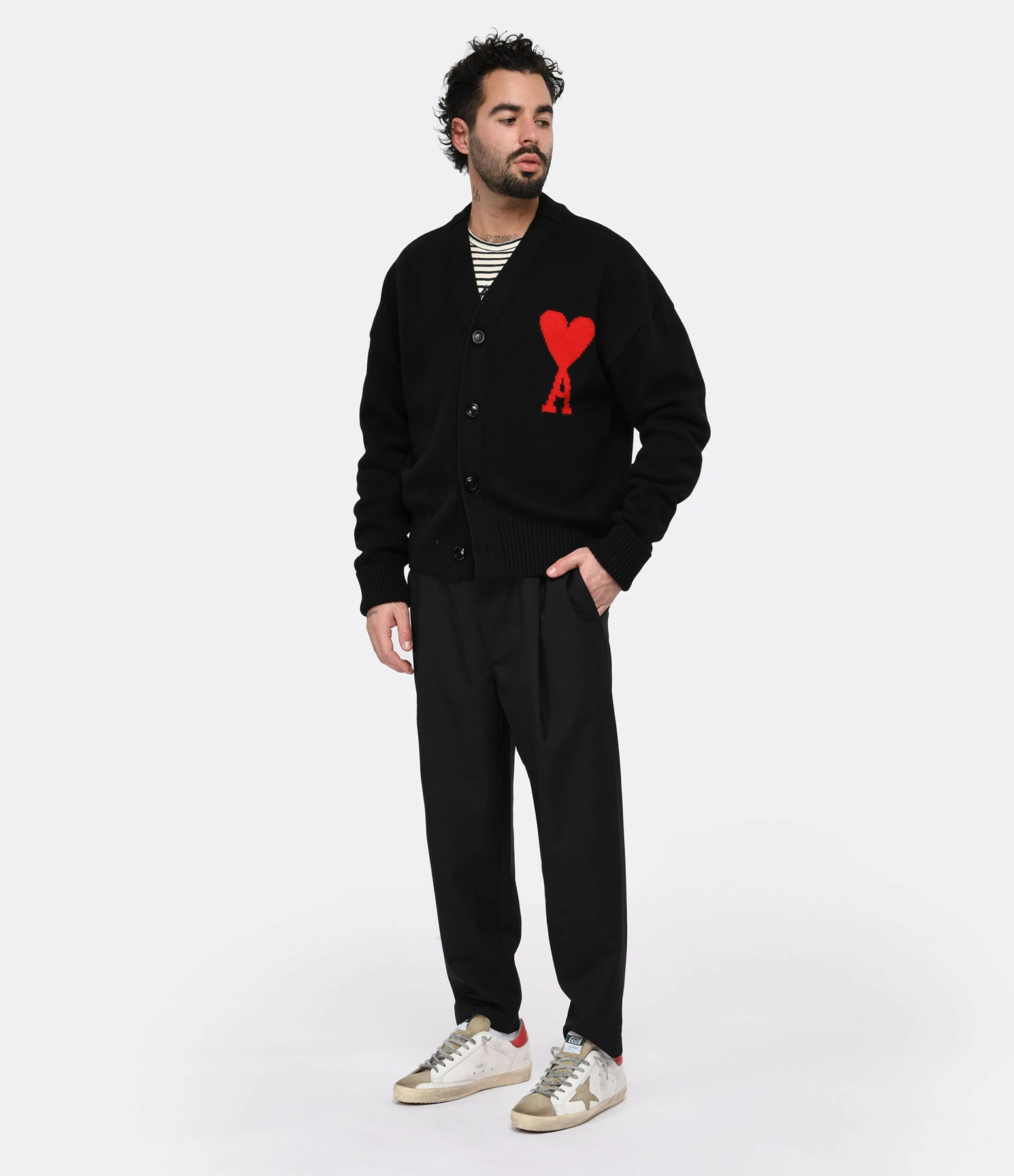 Drole De Monsieur Pantalon Homme Signature Noir – Image 6