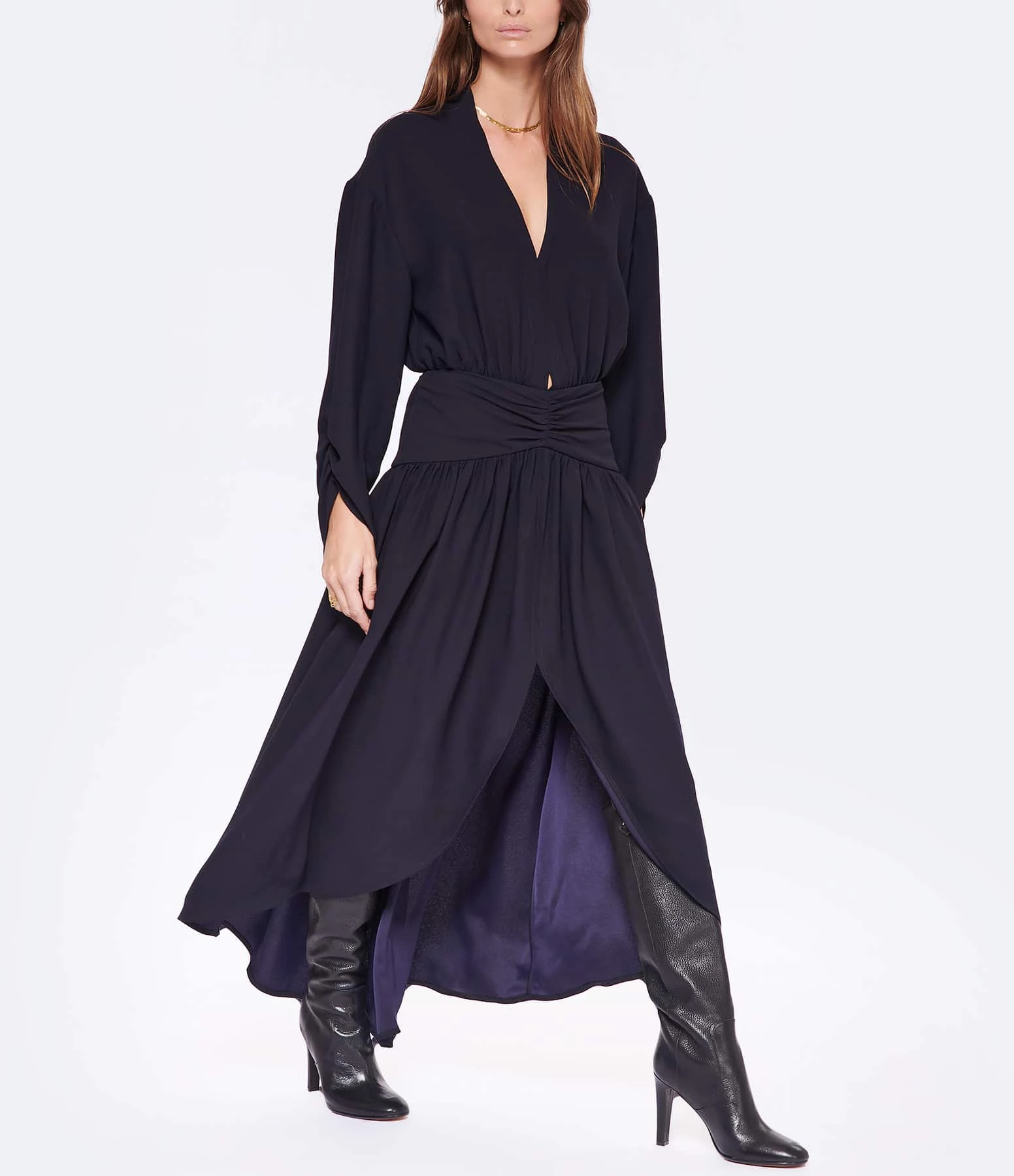 ELOAB Robe Rolls Bleu Marine – Image 3