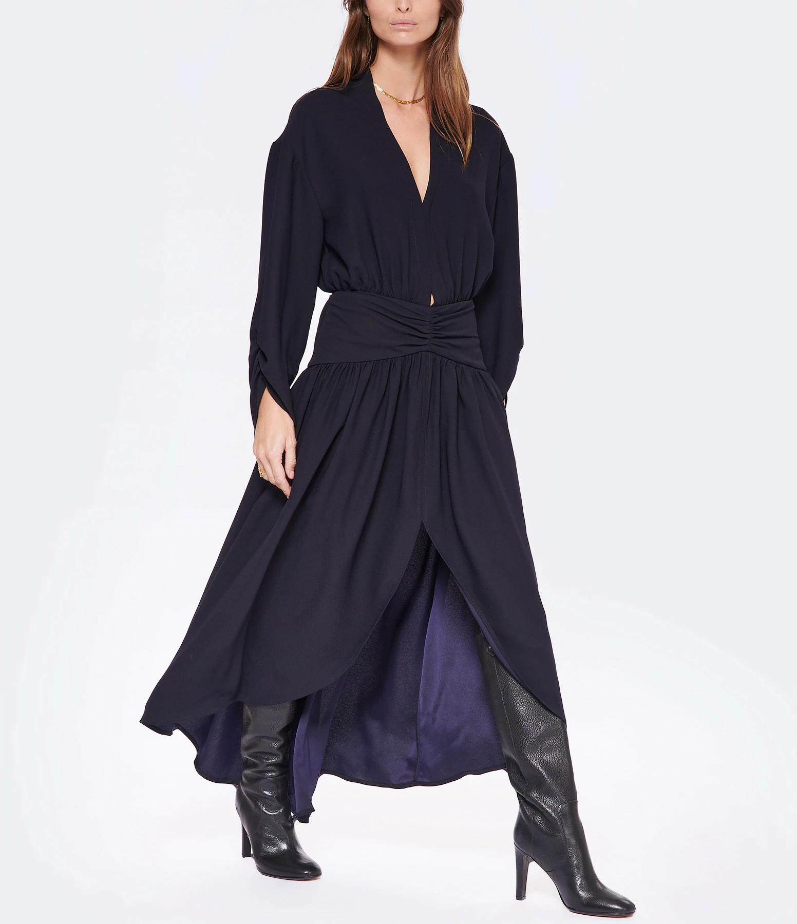 ELOAB Robe Rolls Bleu Marine – Image 3