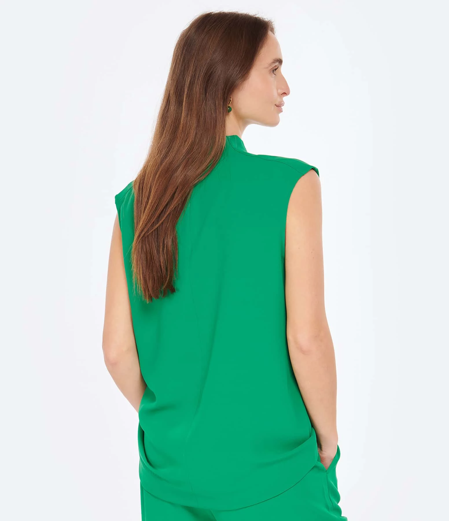 CLOSED Top Col Montant Patine Verte – Image 4