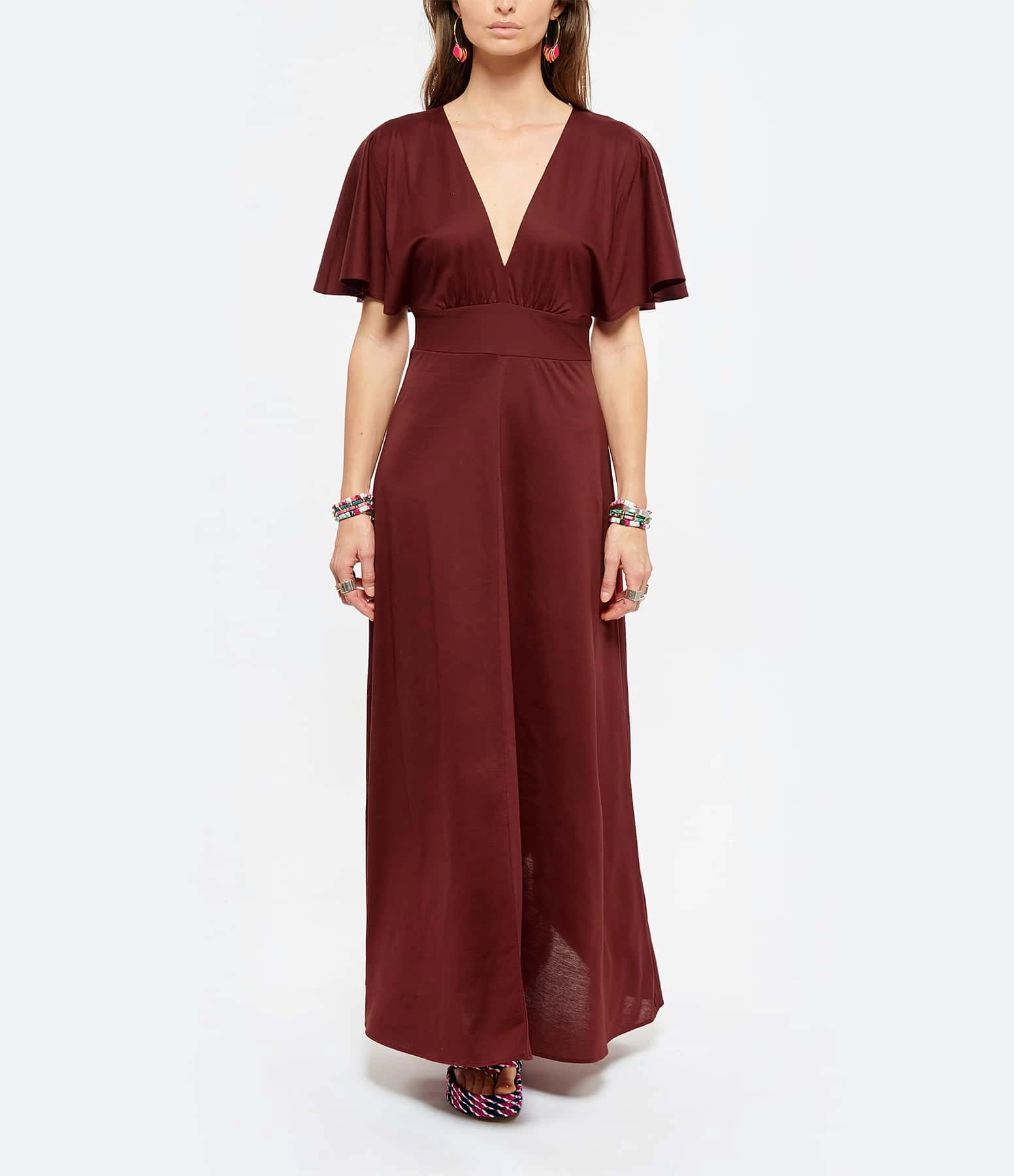 ERES Robe Aurore Coton Terre Cuite – Image 2