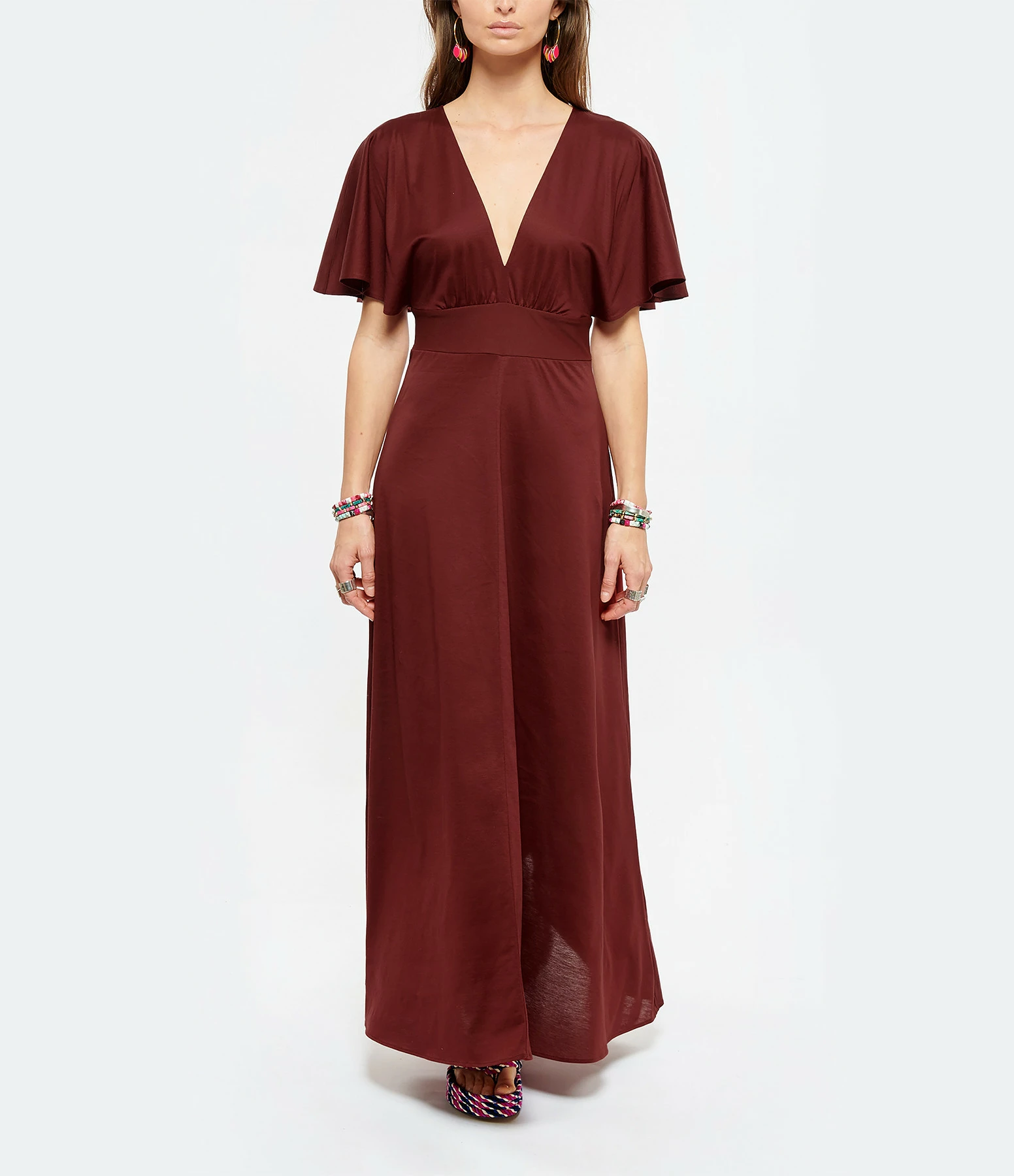 ERES Robe Aurore Coton Terre Cuite – Image 2