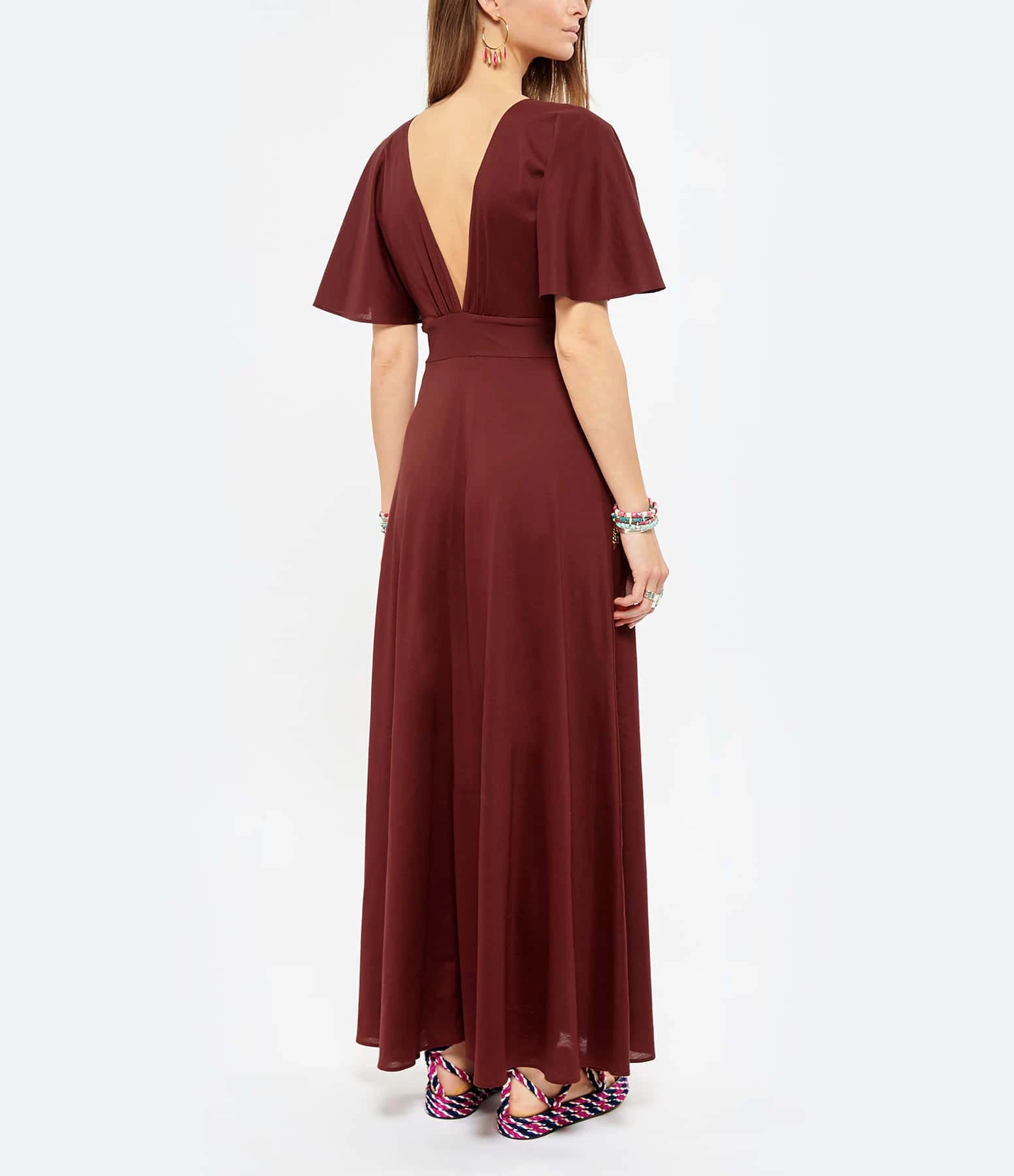 ERES Robe Aurore Coton Terre Cuite – Image 3