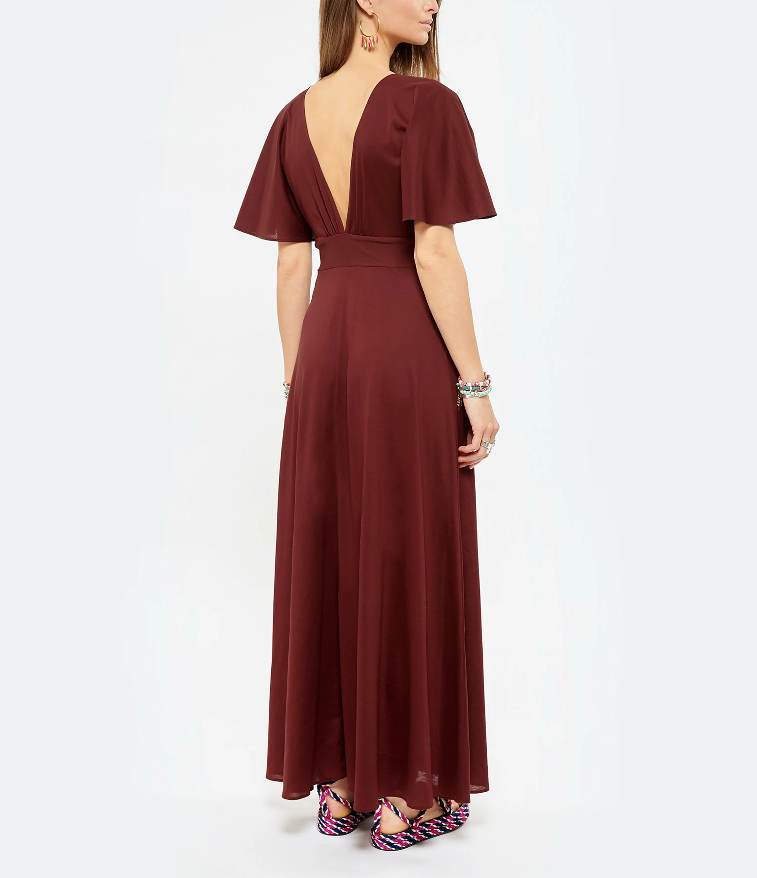 ERES Robe Aurore Coton Terre Cuite – Image 3