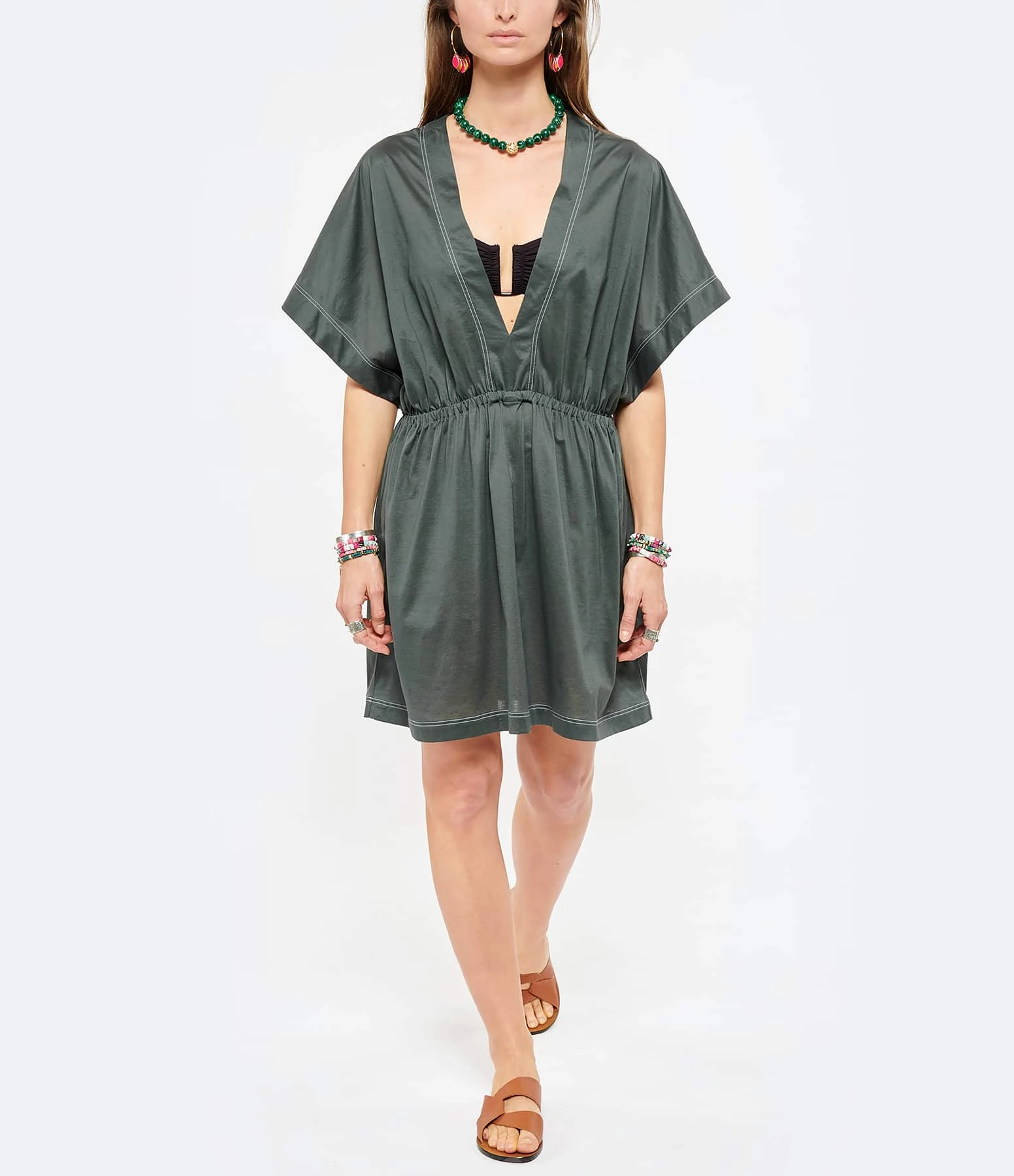 ERES Robe Charly Coton Sauge – Image 2