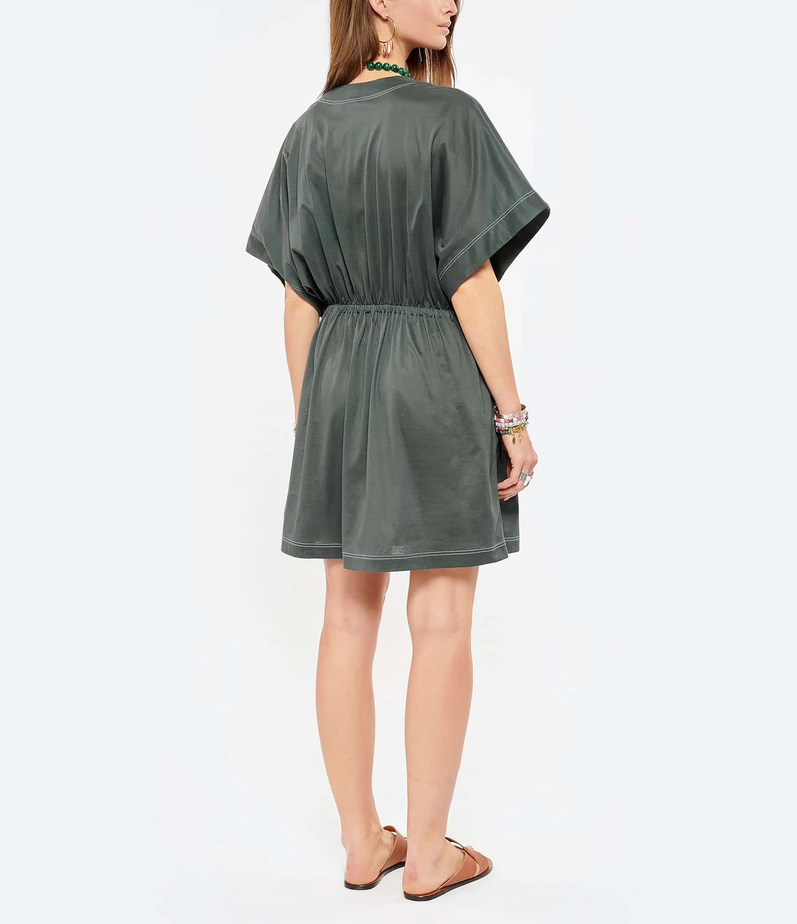 ERES Robe Charly Coton Sauge – Image 3
