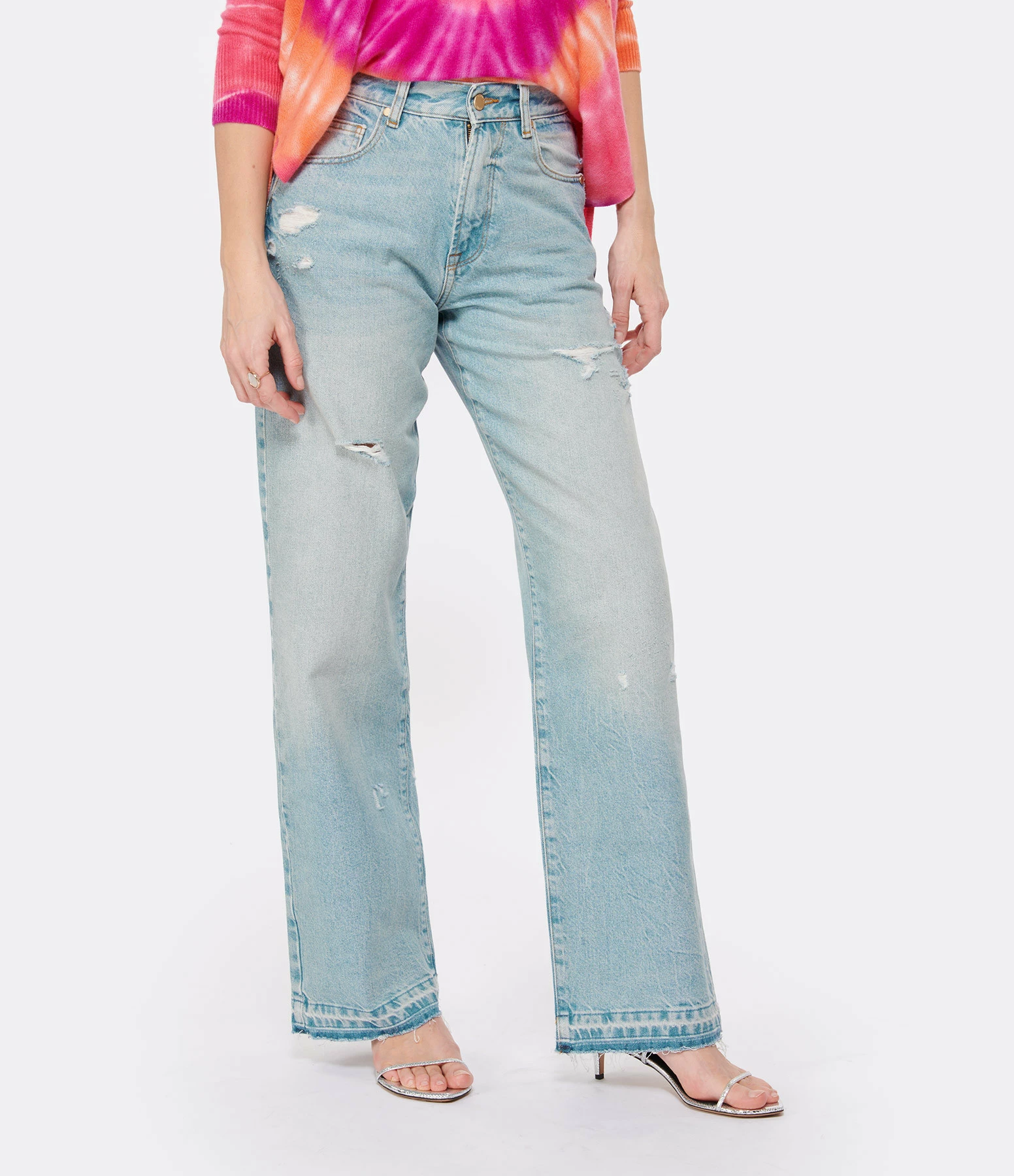 ESSENTIEL ANTWERP Jean Boyfriend Damp Denim Bleu – Image 3
