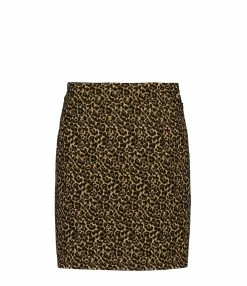 ESSENTIEL ANTWERP Jupe Ceopard Coton Buckthorn Brown