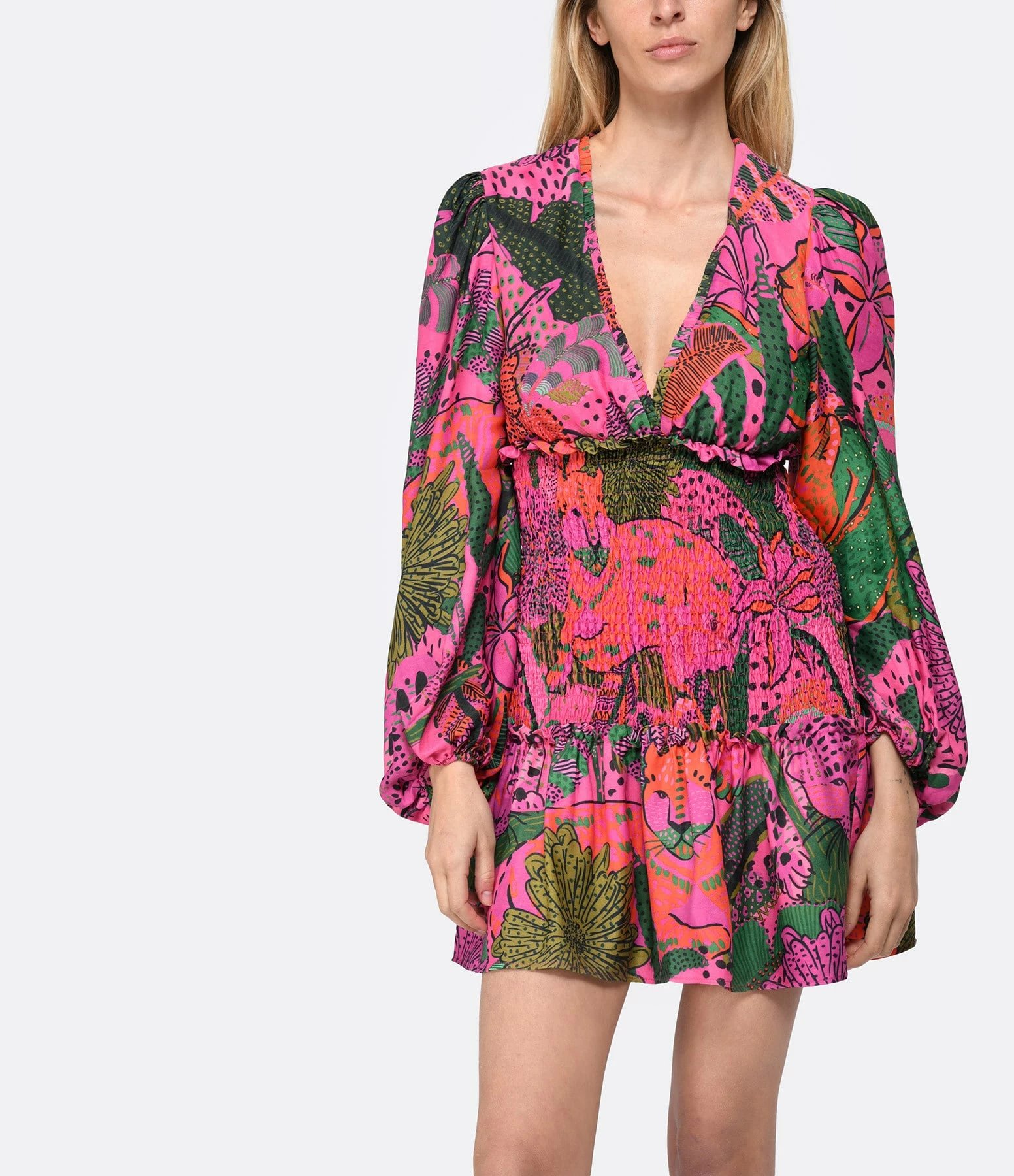 Farm Rio Mini Robe Imprimé Rose 6 Farm Rio Mini Robe Imprimé Rose – Image 4
