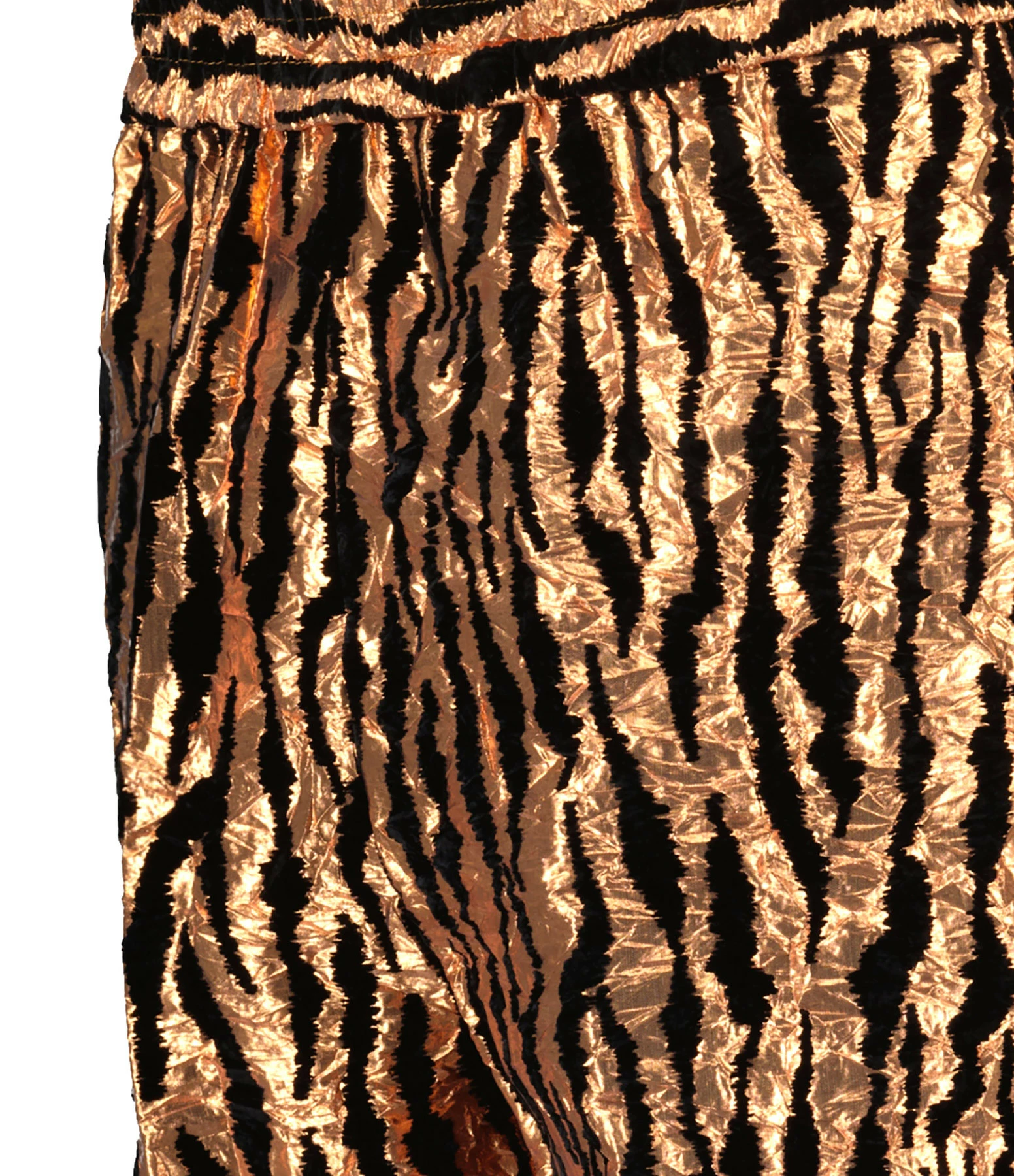 FORTE_FORTE Pantalon Lurex Imprimé Marron – Image 2