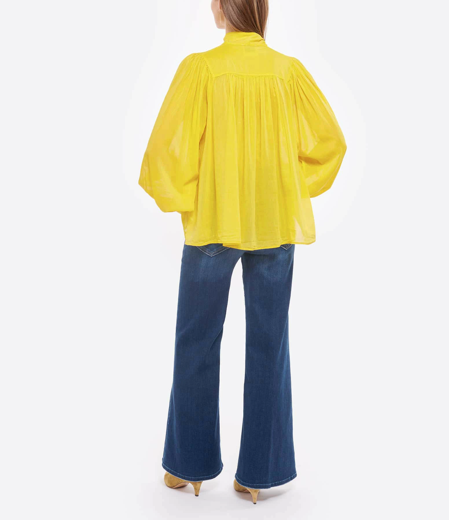 FORTE_FORTE Blouse Coton Soie Soleil – Image 5