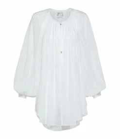 FORTE_FORTE Blouse Coton Blanc