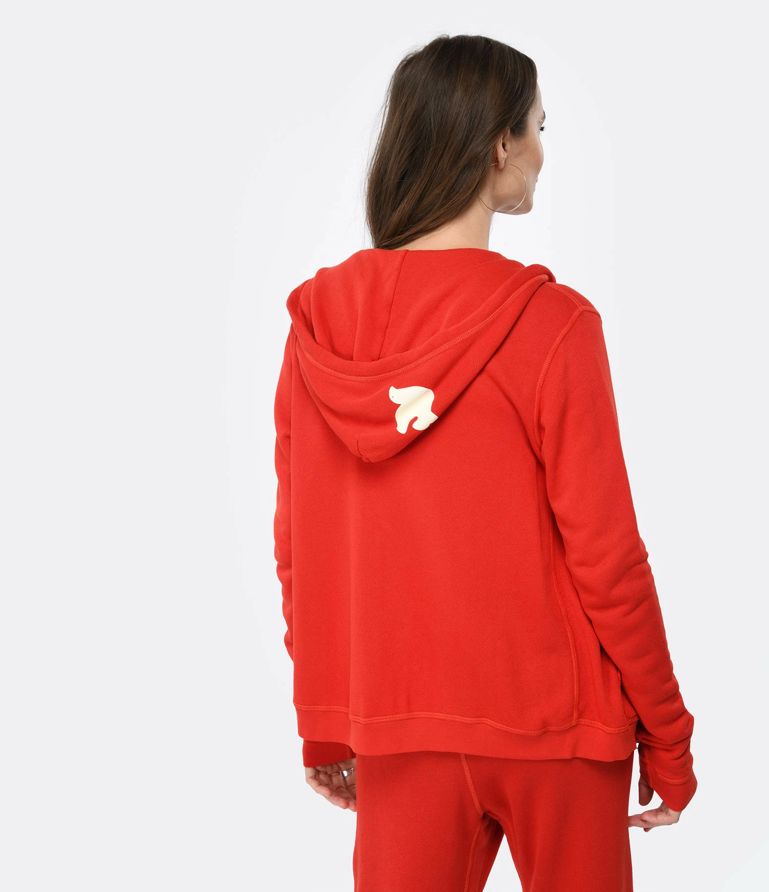 FREECITY Sweatshirt Hoodie Superfluff Zip Redlight – Image 4
