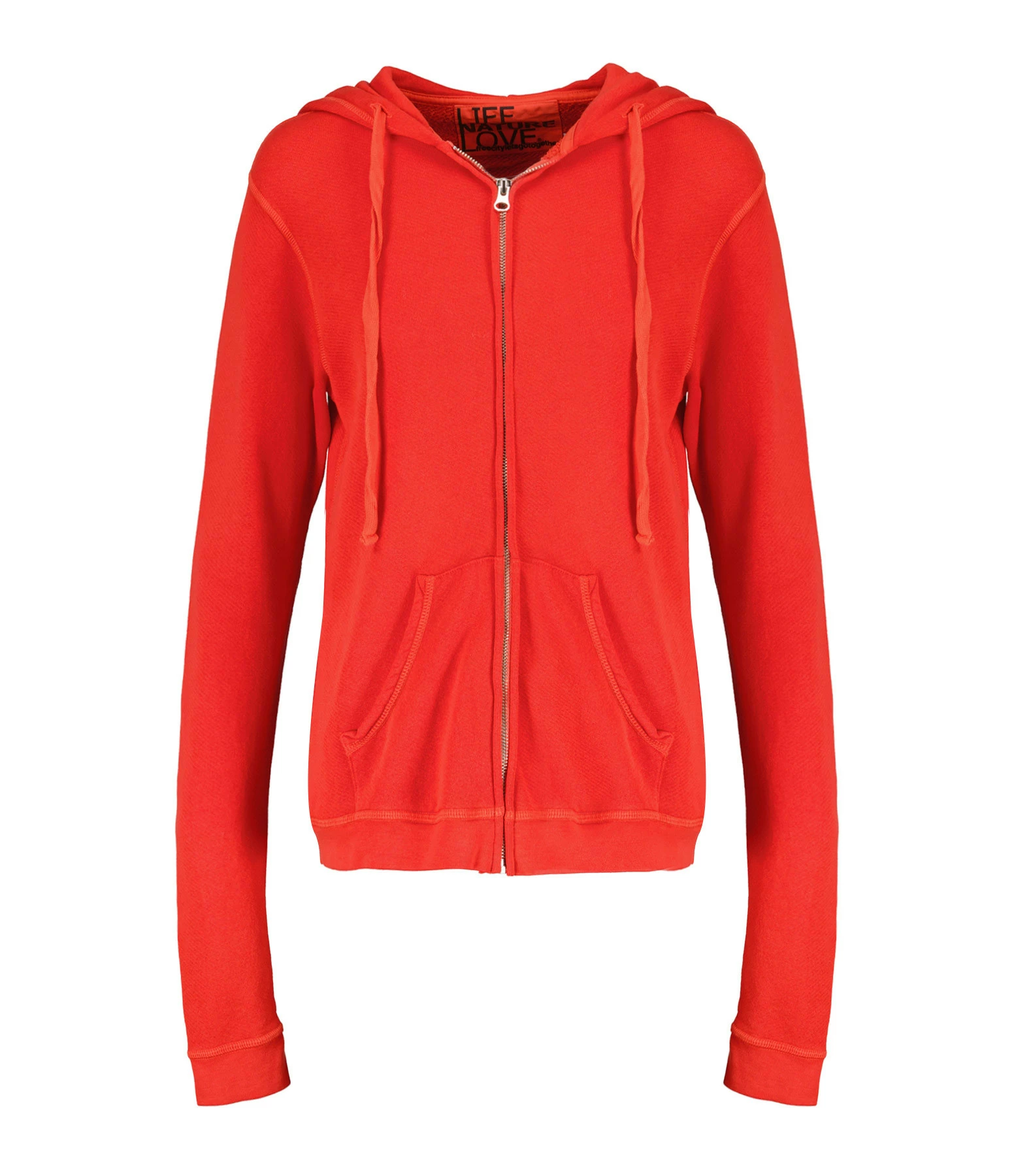 FREECITY Sweatshirt Hoodie Superfluff Zip Redlight