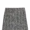 AMI Paris Jupe Laine Vierge Noir Écru 2 AMI Paris Jupe Laine Vierge Noir Écru -Boutique de vente ZIMMERMANN fsk002.249012 v6