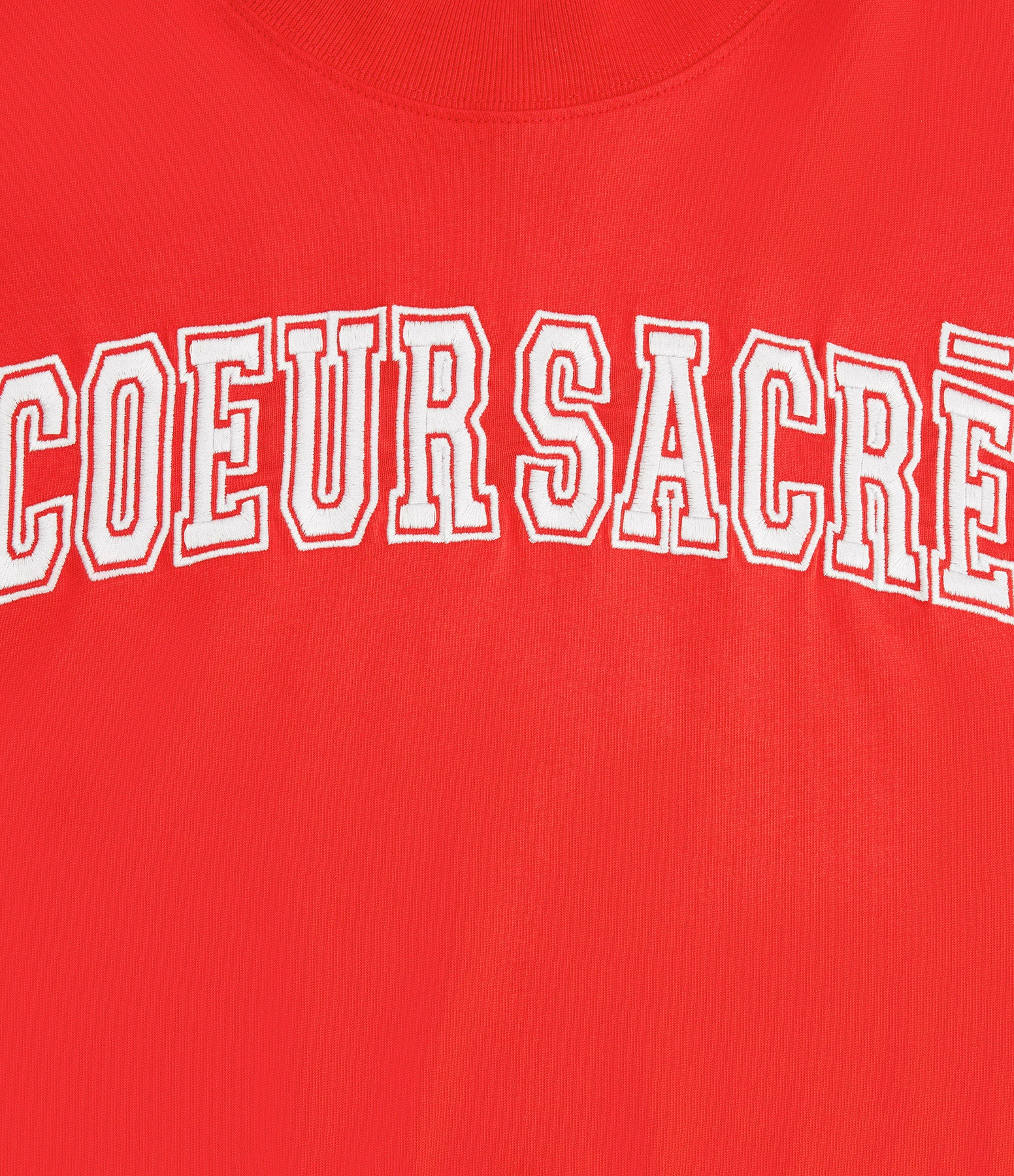 AMI Paris Tee-shirt Coton Biologique Rouge – Image 2