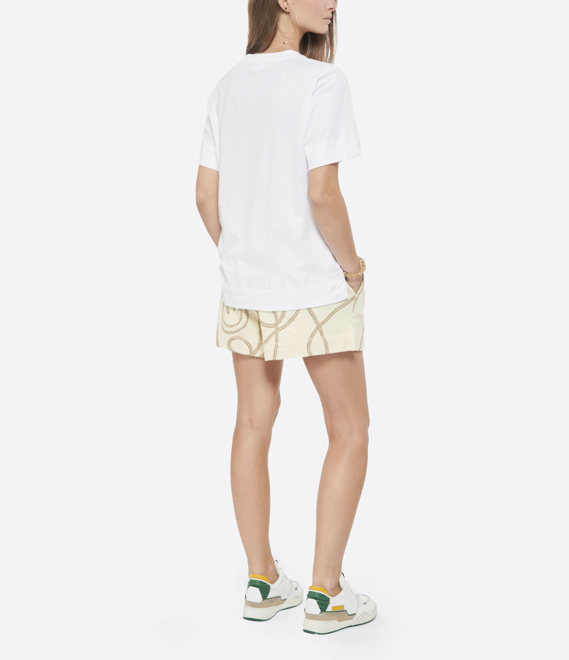 Ganni Tee-shirt Software Jersey Blanc – Image 5