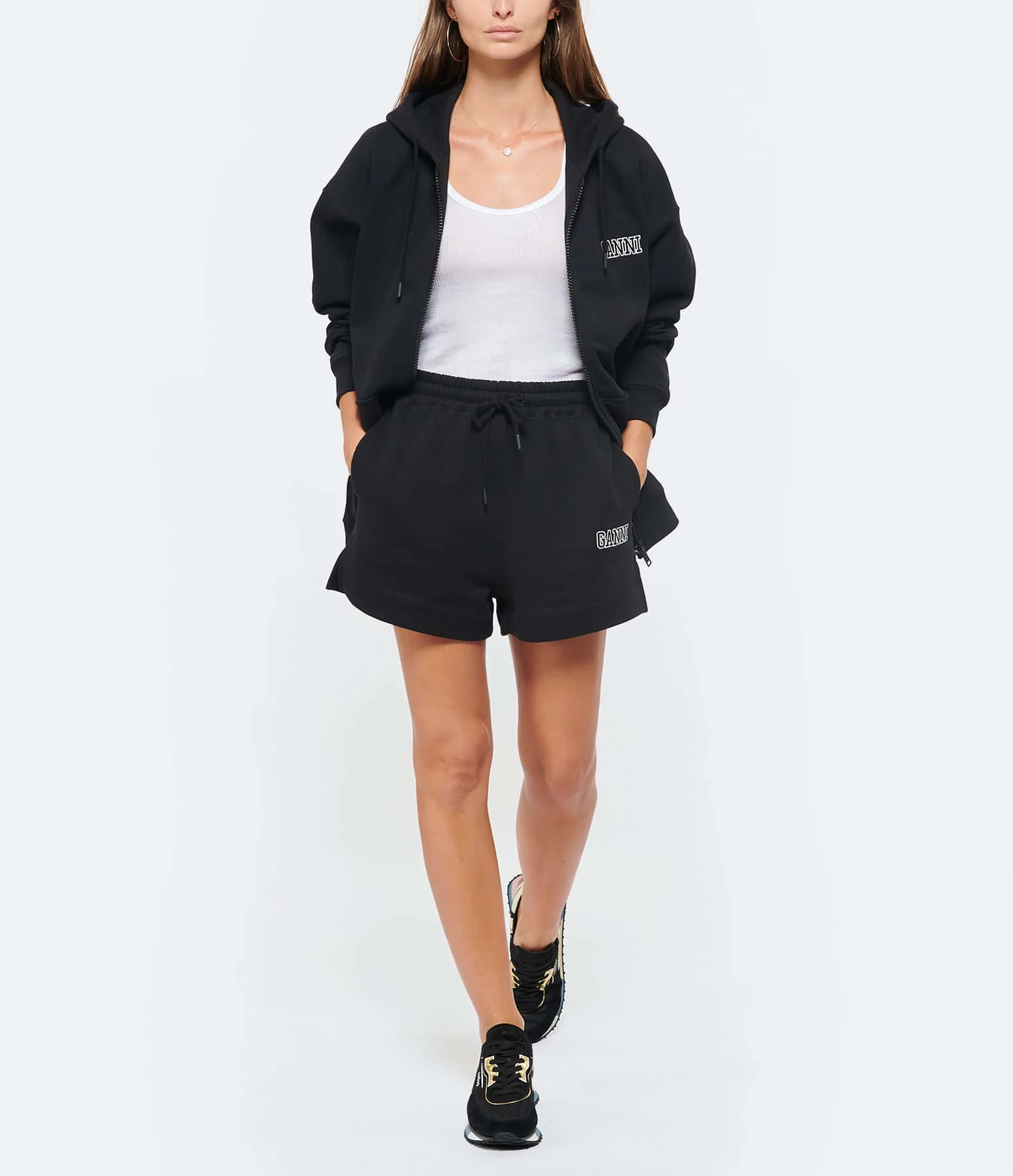 Ganni Short Software Isoli Noir – Image 3