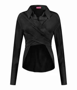 GAUGE81 Chemise Sabinas Soie Noir