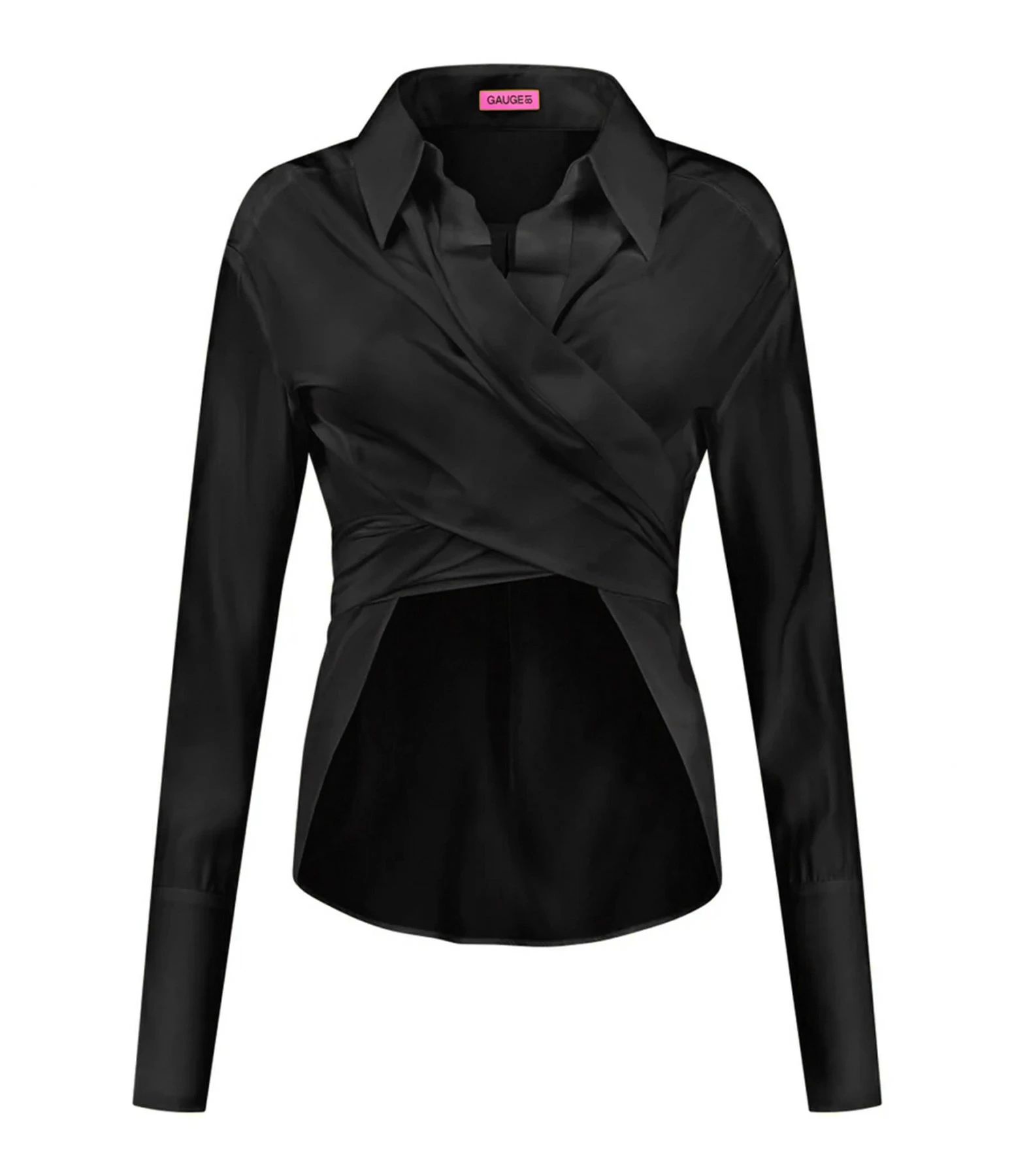 GAUGE81 Chemise Sabinas Soie Noir