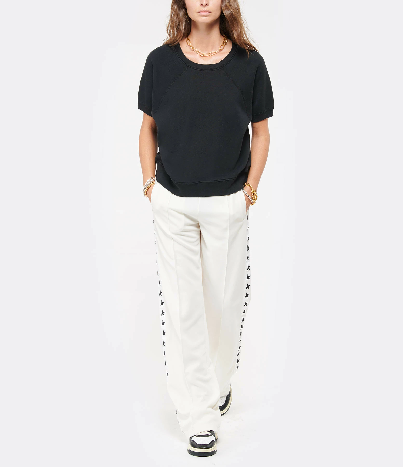 Golden Goose Jogging Dorotea Étoile Écru – Image 3