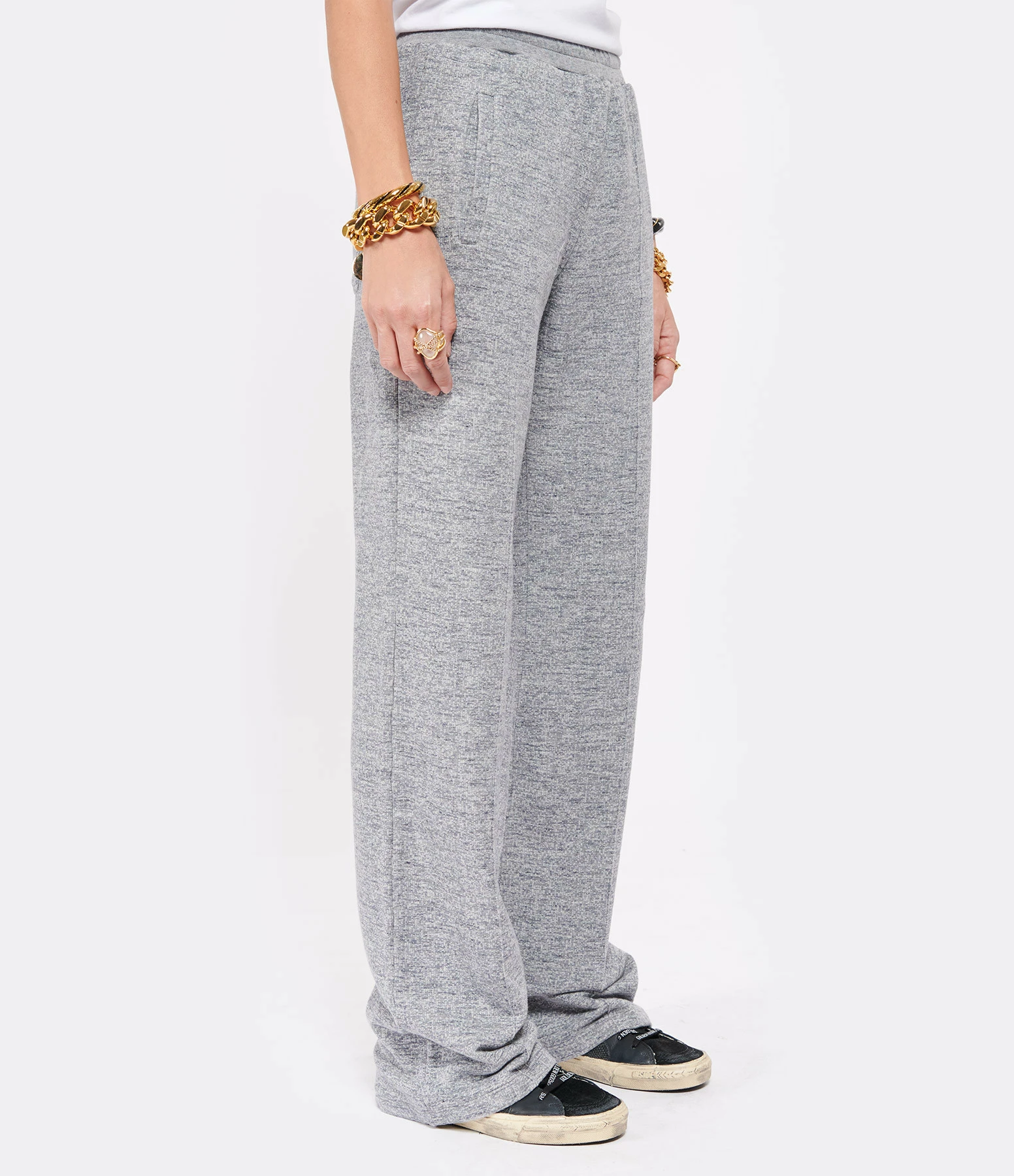 Golden Goose Jogging Dorotea Étoile Coton Gris – Image 4