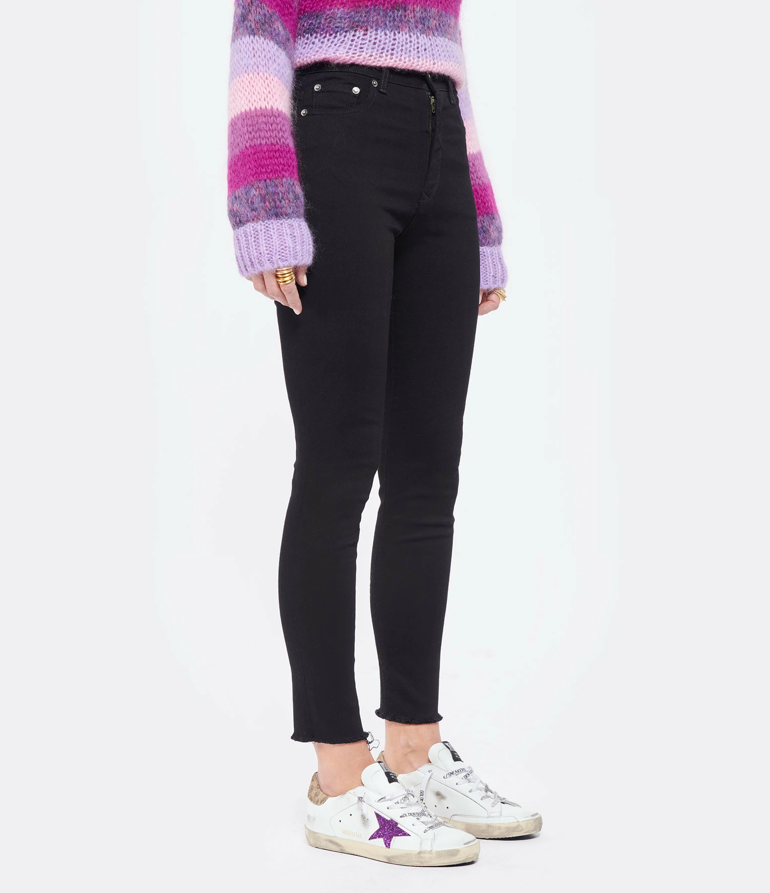 Golden Goose Jean Deena Denim Noir – Image 4