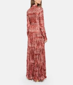 Golden Goose Robe Chemise Golden Bandana Rouge -Boutique de vente ZIMMERMANN golde look20211123 102