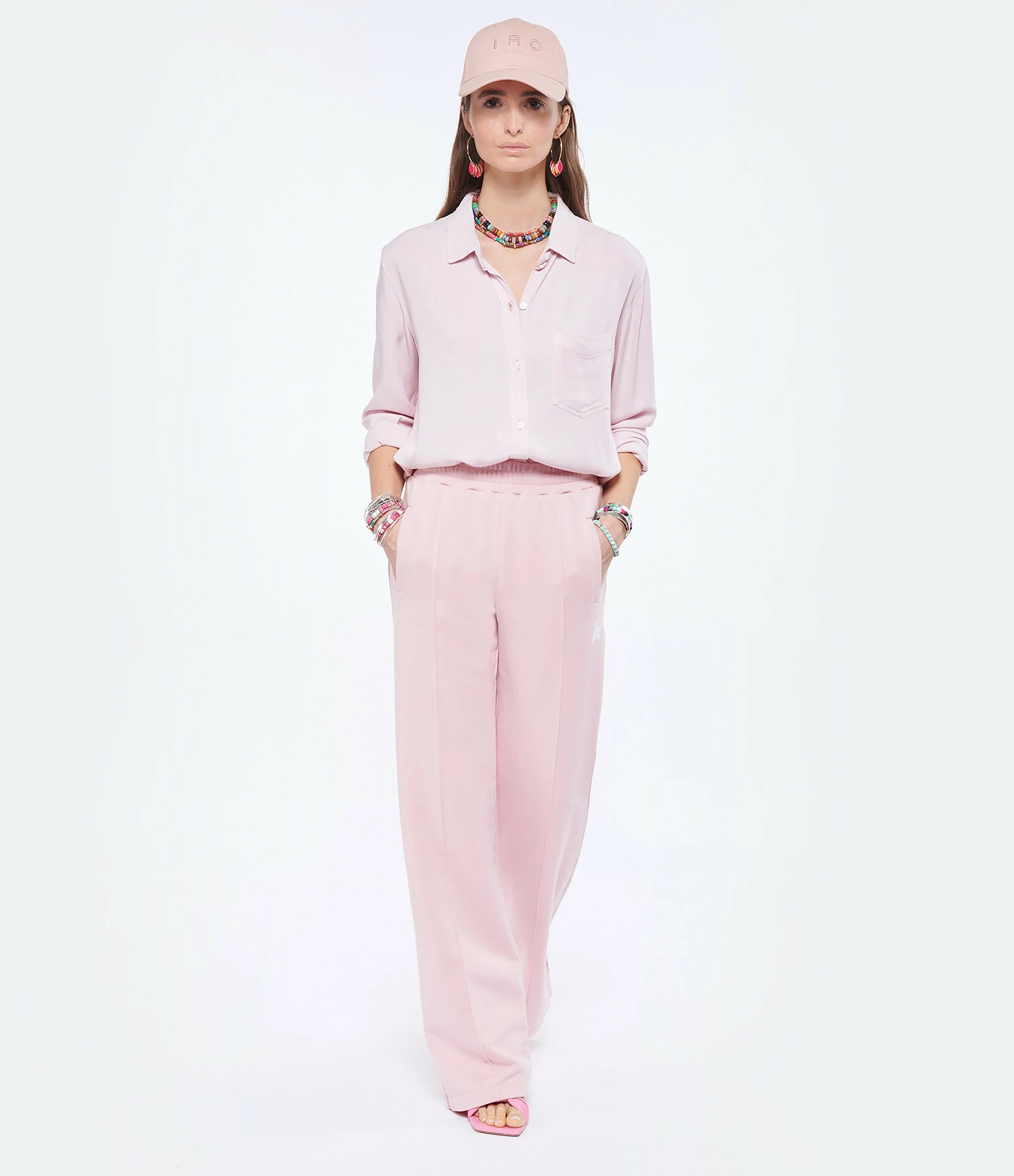 Golden Goose Jogging Dorotea Étoile Coton Rose – Image 3