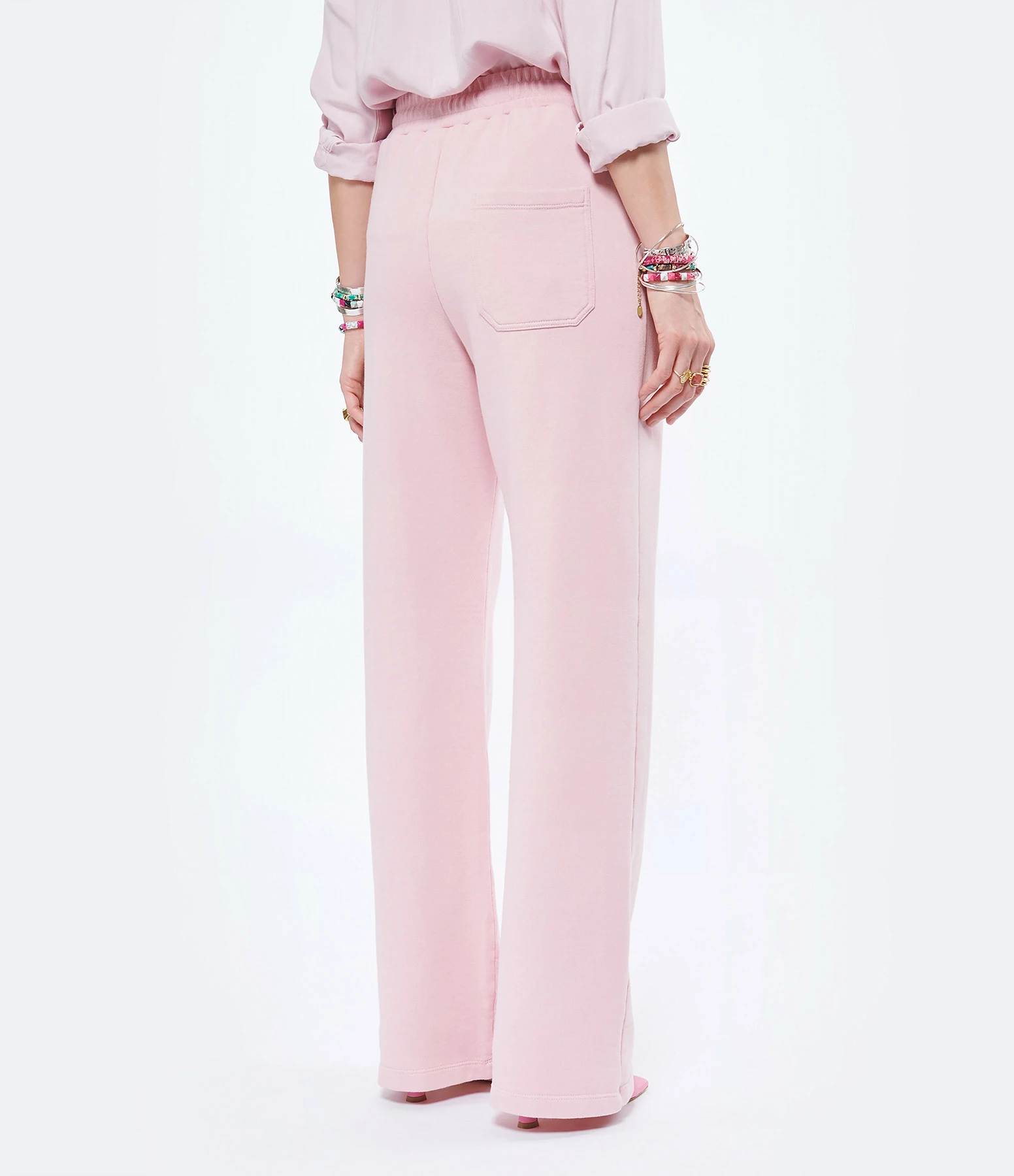 Golden Goose Jogging Dorotea Étoile Coton Rose – Image 5