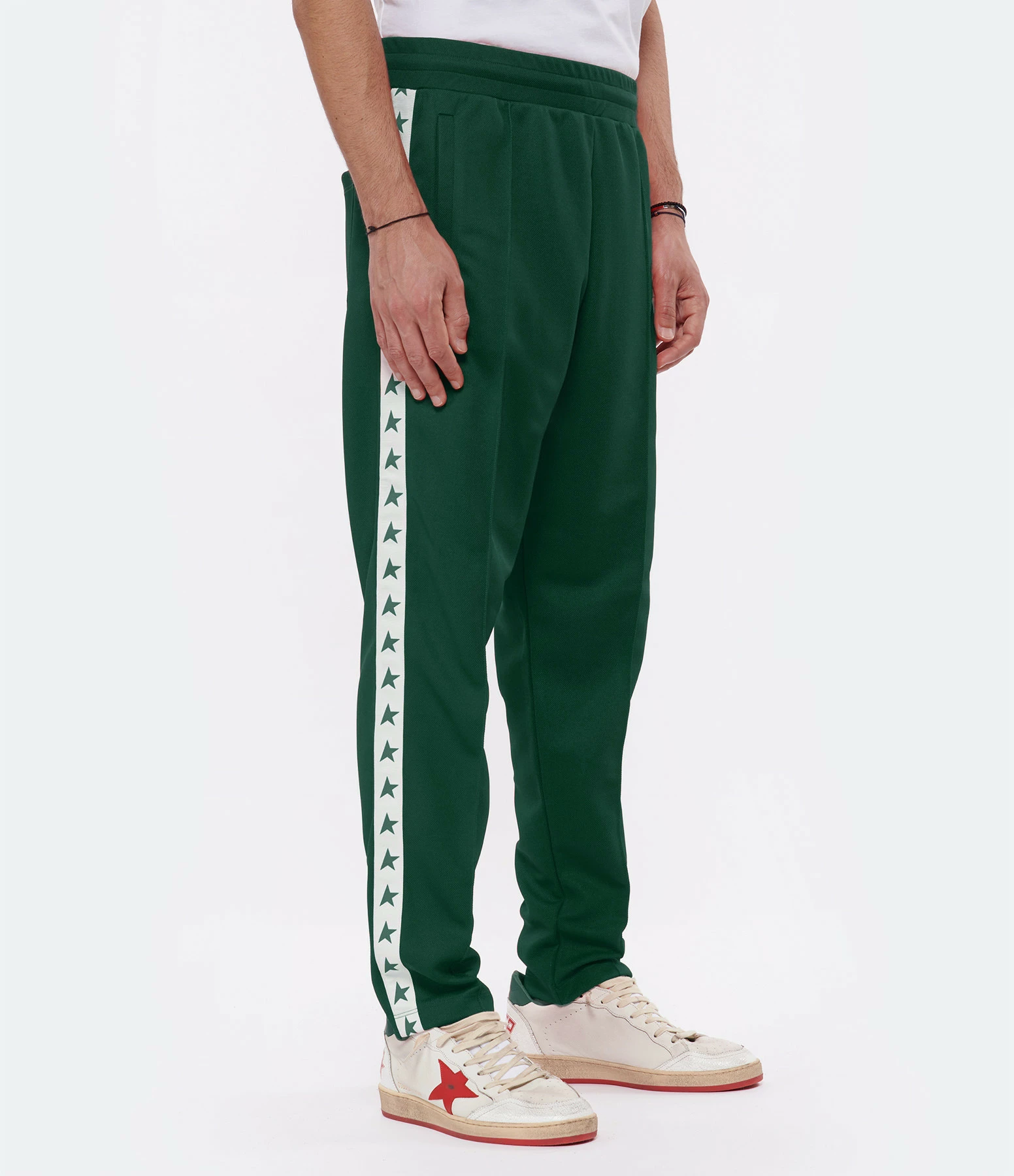 Golden Goose Jogging Homme Star Vert Blanc – Image 4