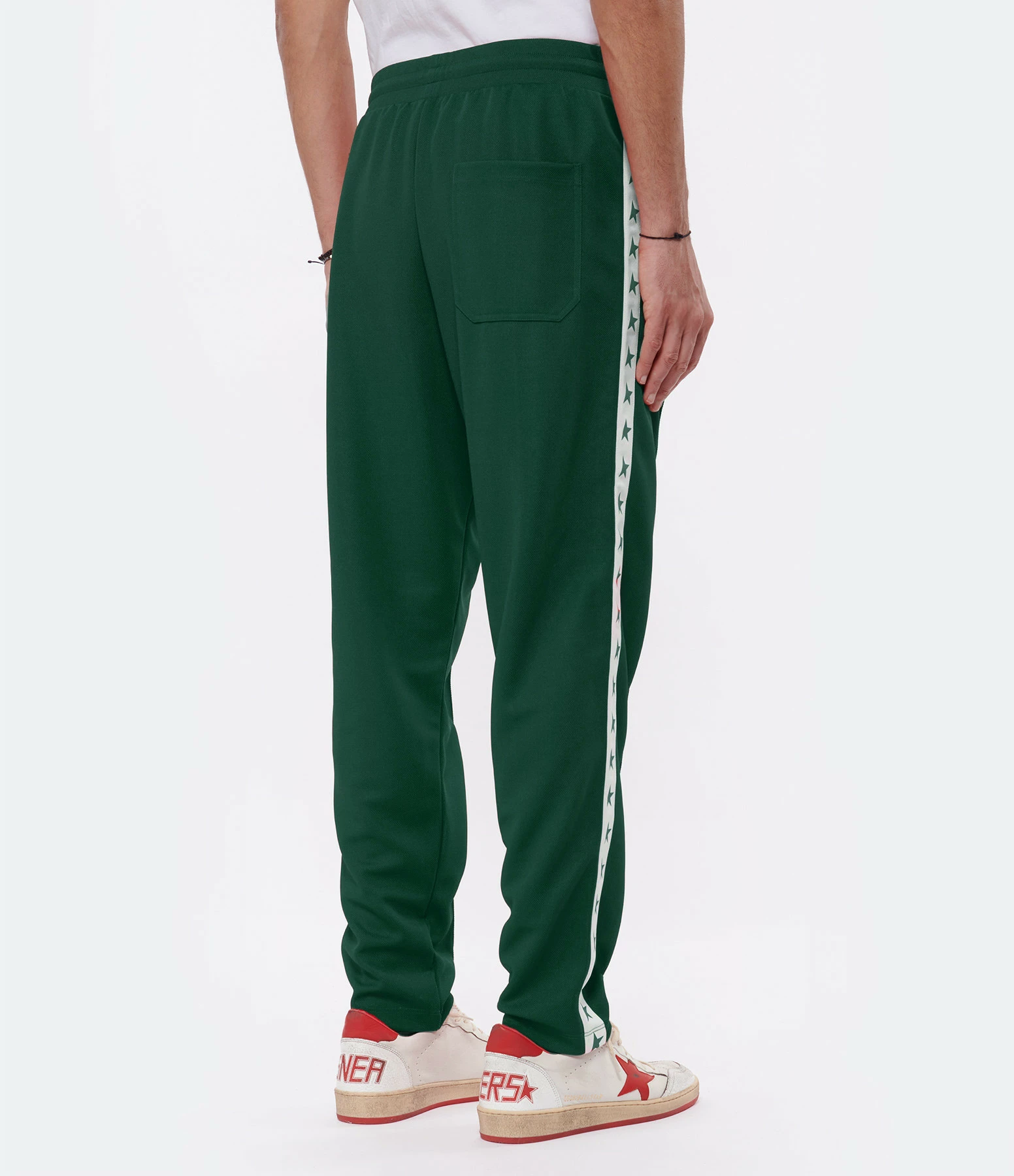 Golden Goose Jogging Homme Star Vert Blanc – Image 5