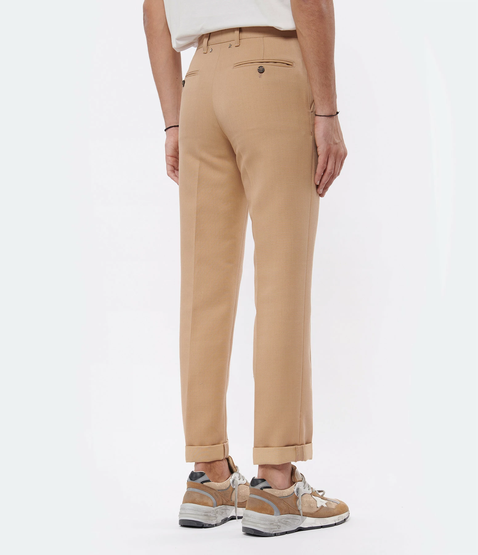 Golden Goose Pantalon Chino Golden Homme Coton Beige – Image 5