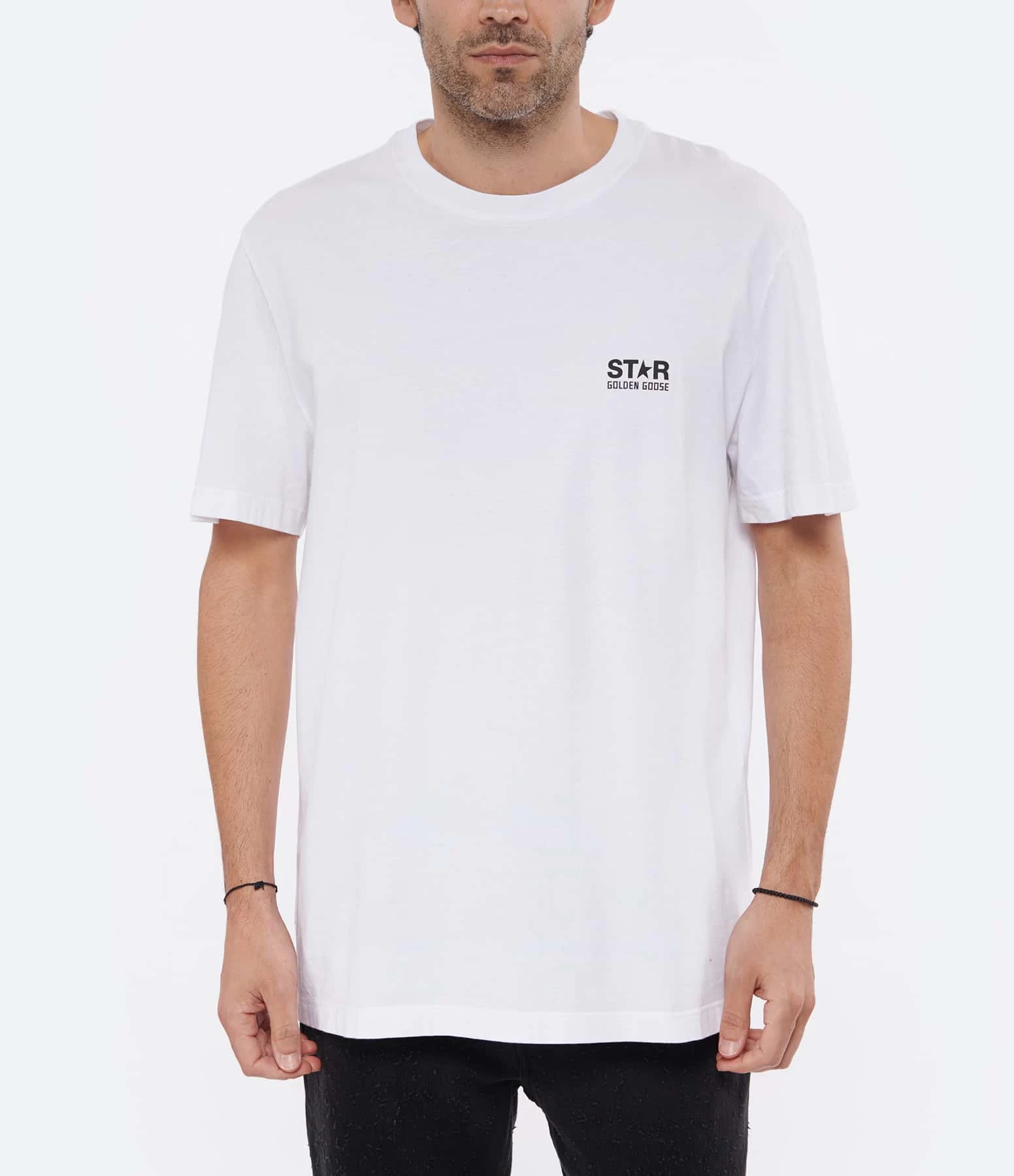 Golden Goose Tee-shirt Big Star Homme Coton Blanc – Image 4