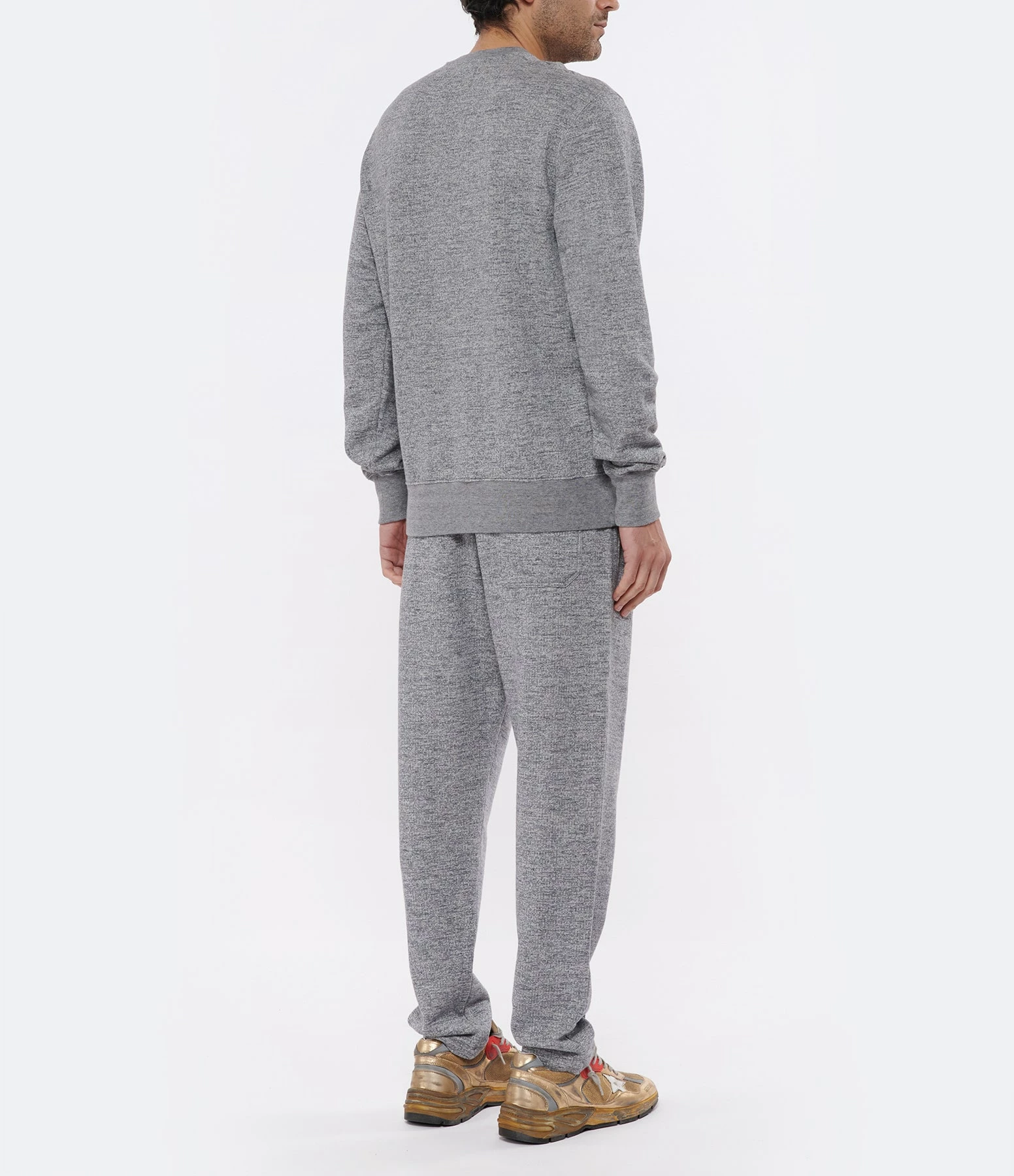 Golden Goose Sweatshirt Homme Archibald Étoile Coton Gris 7 Golden Goose Sweatshirt Homme Archibald Étoile Coton Gris – Image 5